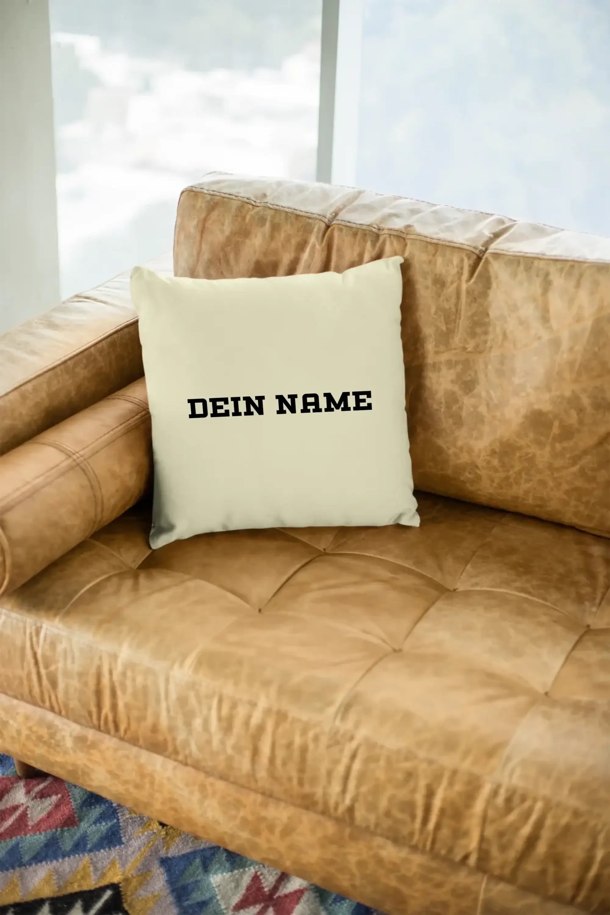 Einfacher Name • Kissen 40x40 cm • Exklusivdesign • personalisiert