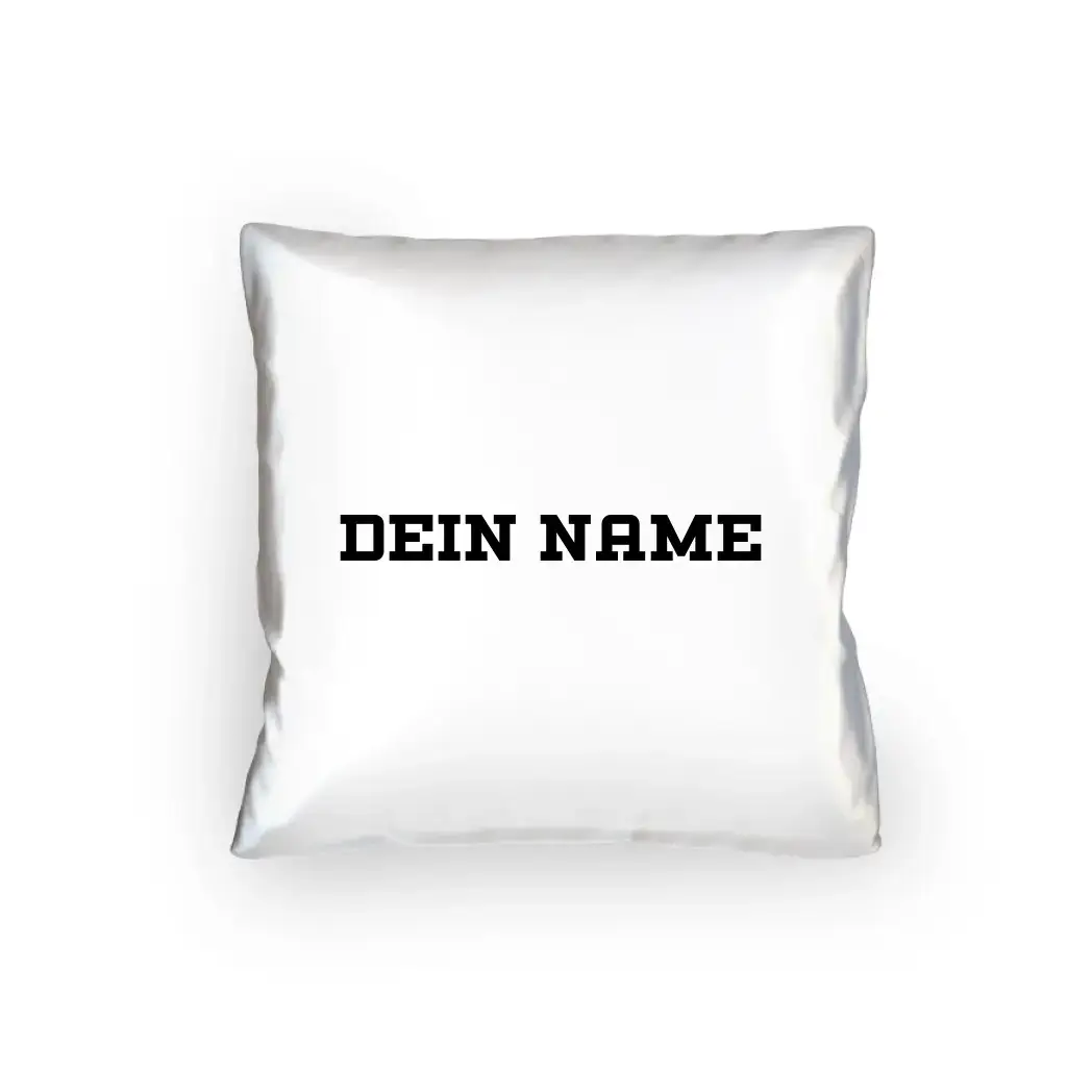 Einfacher Name • Kissen 40x40 cm • Exklusivdesign • personalisiert