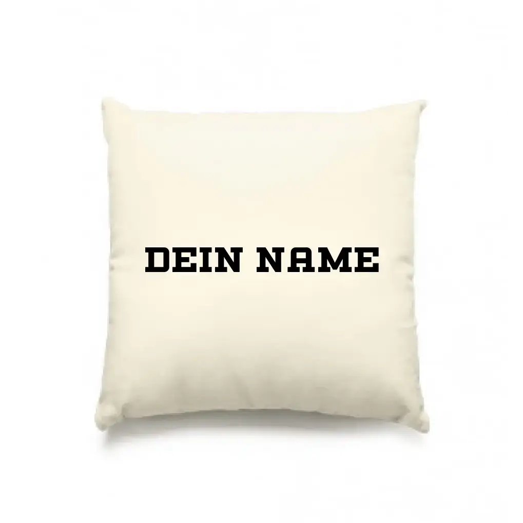 Einfacher Name • Kissen 40x40 cm • Exklusivdesign • personalisiert