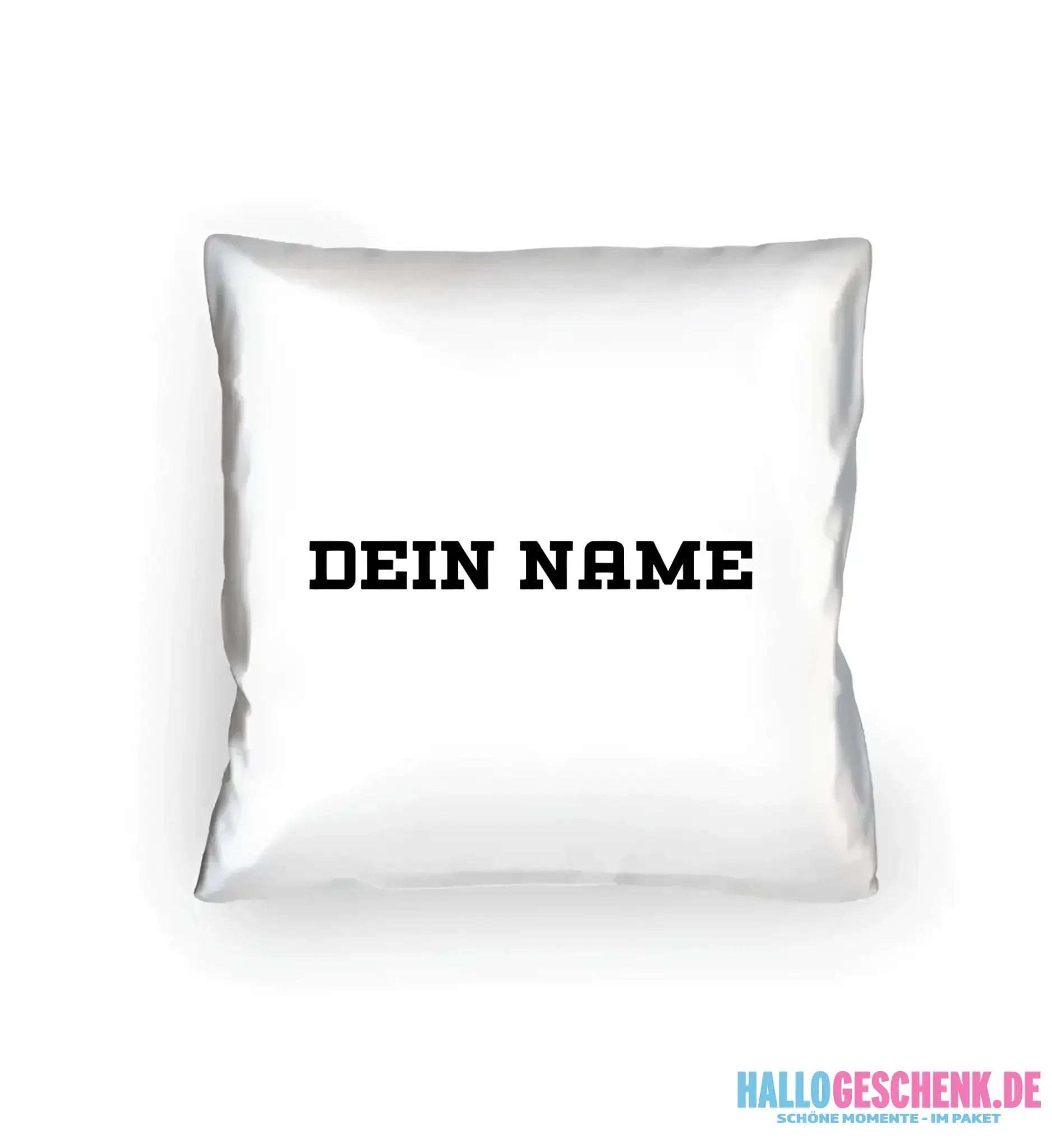 Einfacher Name • Kissen 40x40 cm • Exklusivdesign • personalisiert