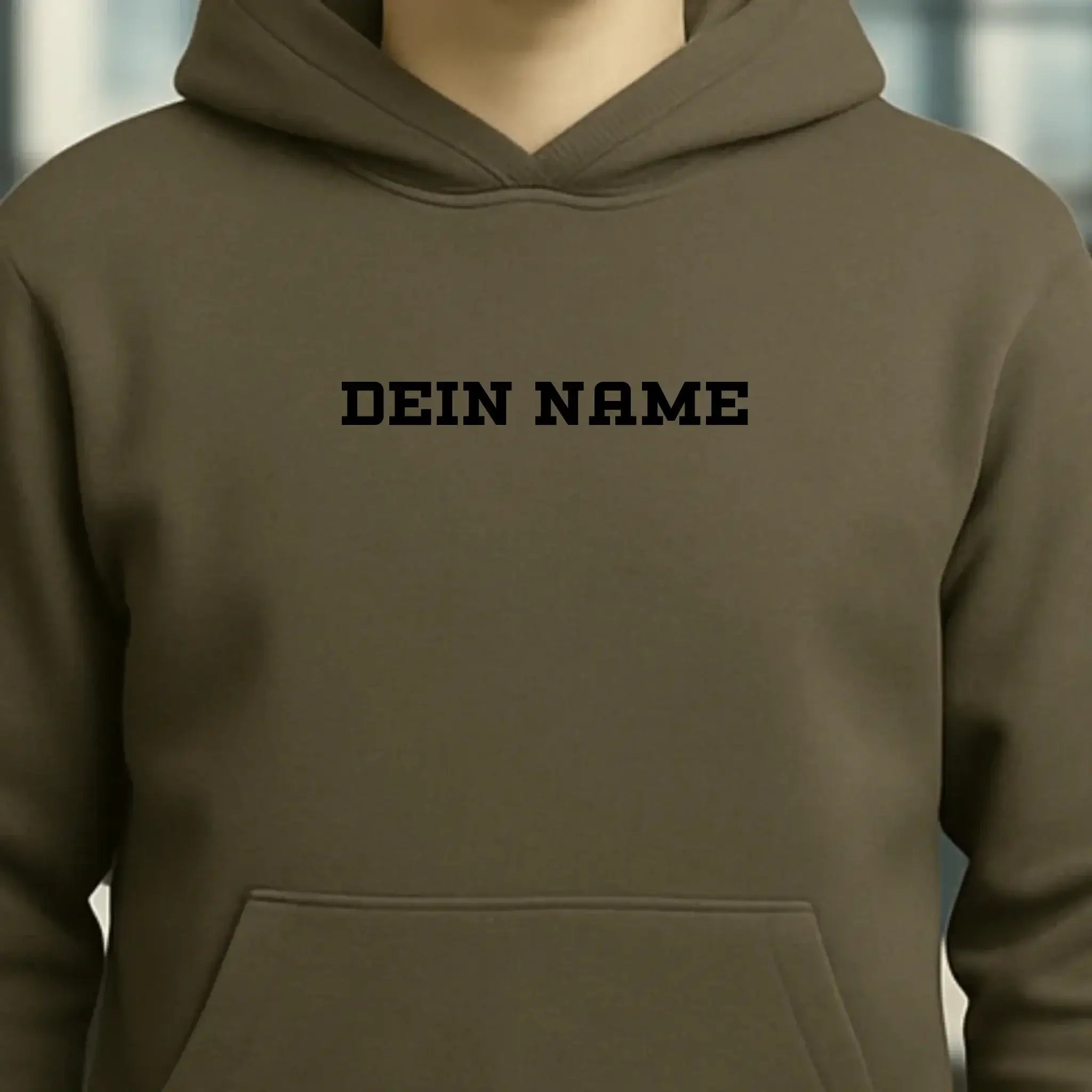 Einfacher Name • Unisex Premium Hoodie XS-5XL aus Bio-Baumwolle für Damen & Herren • Exklusivdesign • personalisiert