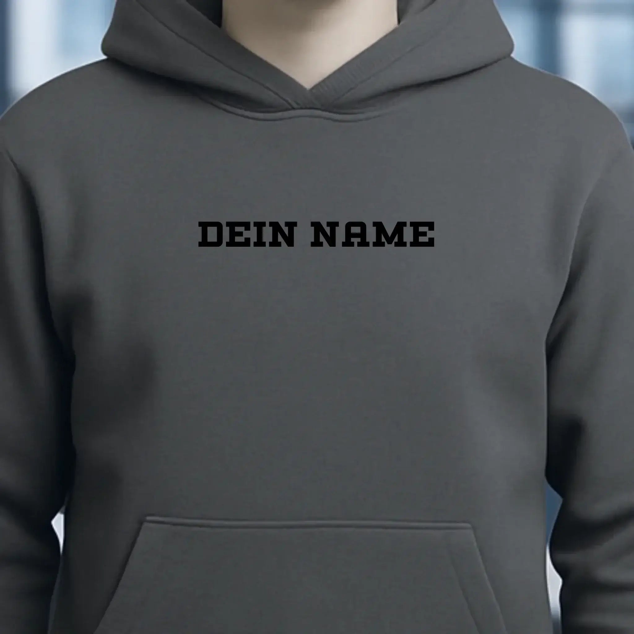 Einfacher Name • Unisex Premium Hoodie XS-5XL aus Bio-Baumwolle für Damen & Herren • Exklusivdesign • personalisiert
