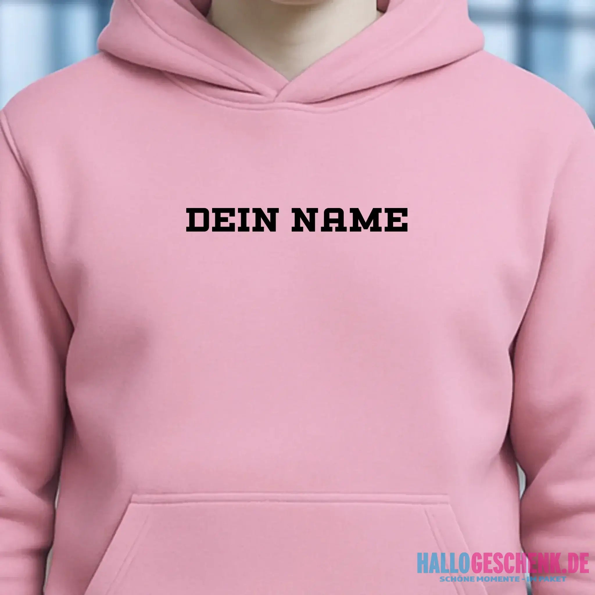 Einfacher Name • Unisex Premium Hoodie XS-5XL aus Bio-Baumwolle für Damen & Herren • Exklusivdesign • personalisiert
