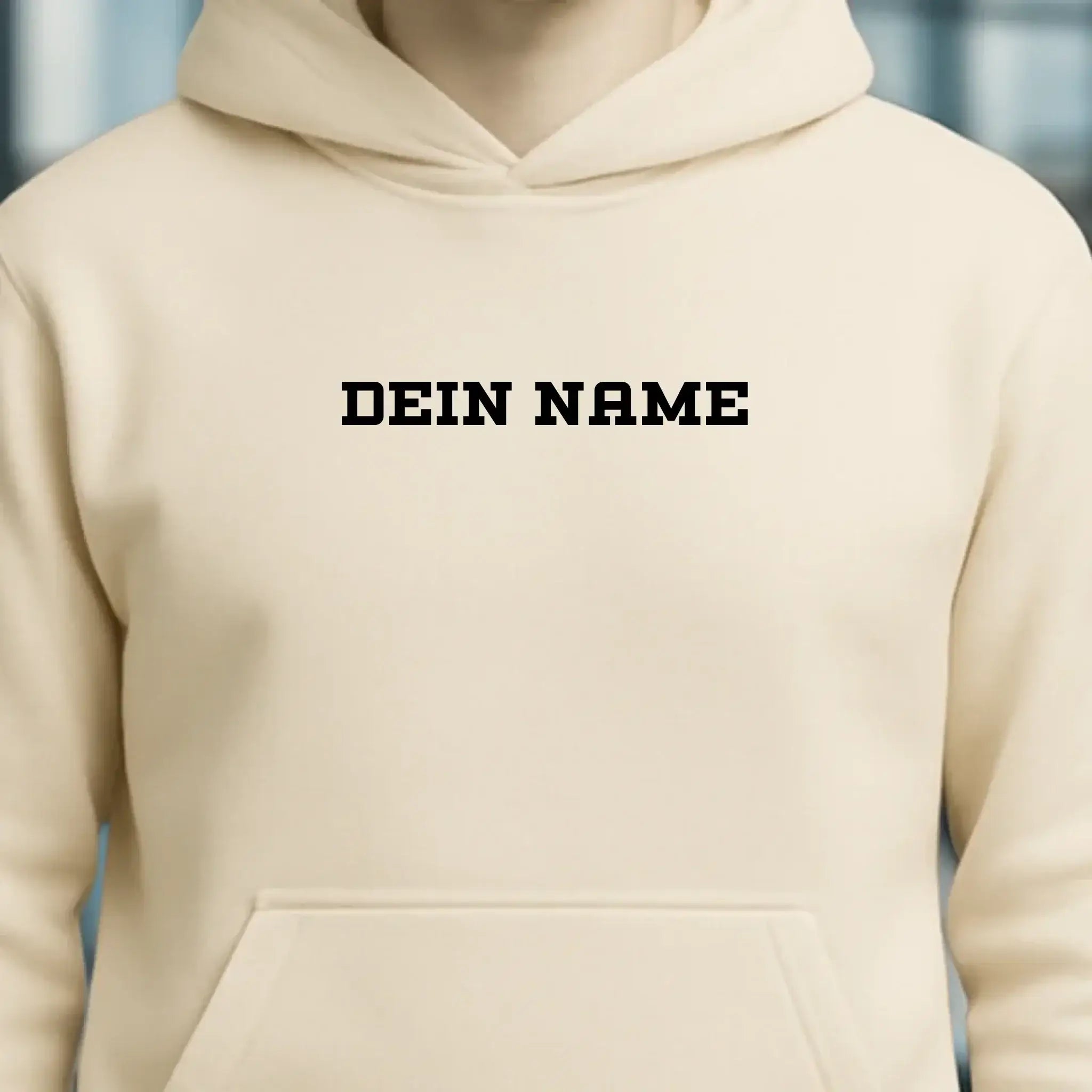 Einfacher Name • Unisex Premium Hoodie XS-5XL aus Bio-Baumwolle für Damen & Herren • Exklusivdesign • personalisiert