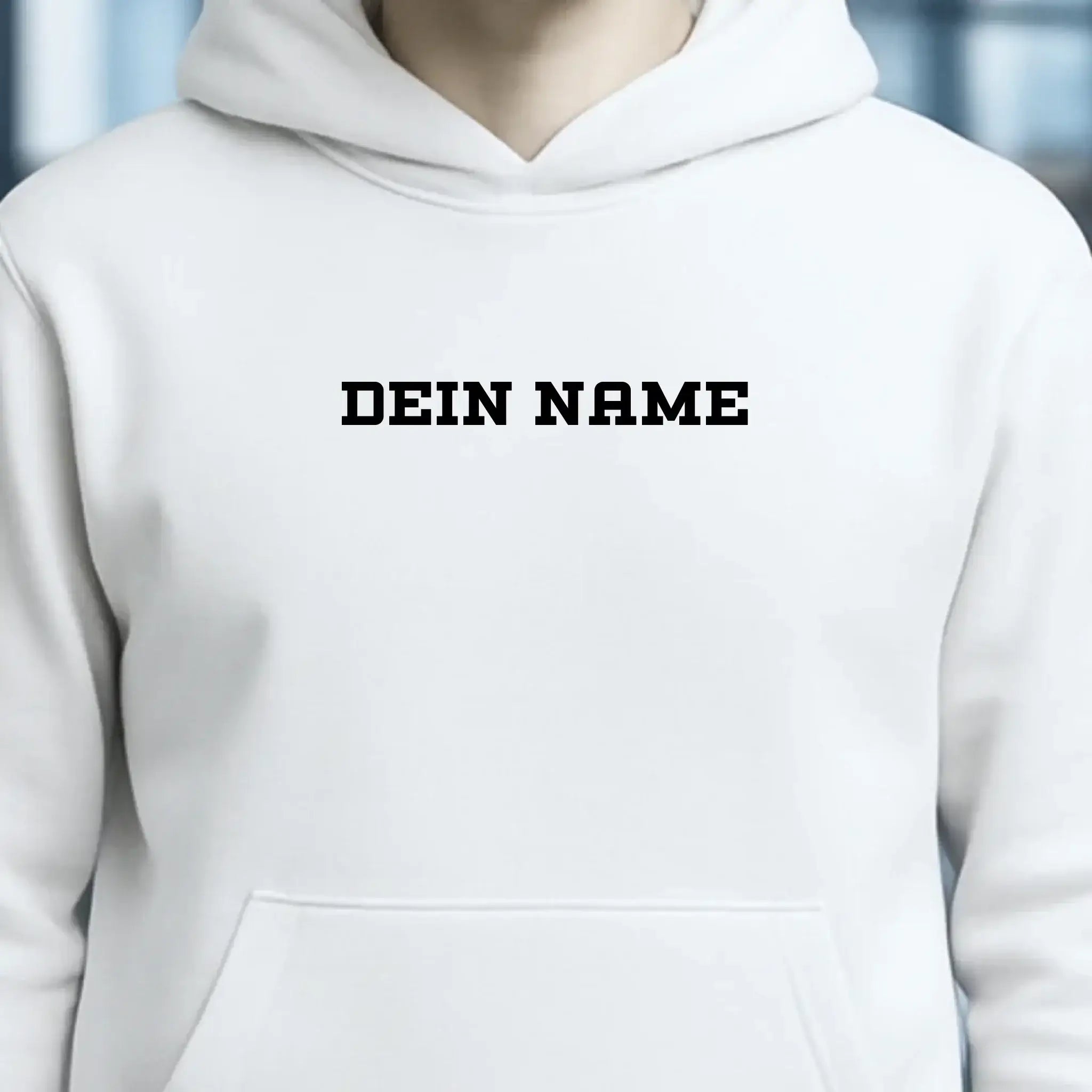 Einfacher Name • Unisex Premium Hoodie XS-5XL aus Bio-Baumwolle für Damen & Herren • Exklusivdesign • personalisiert