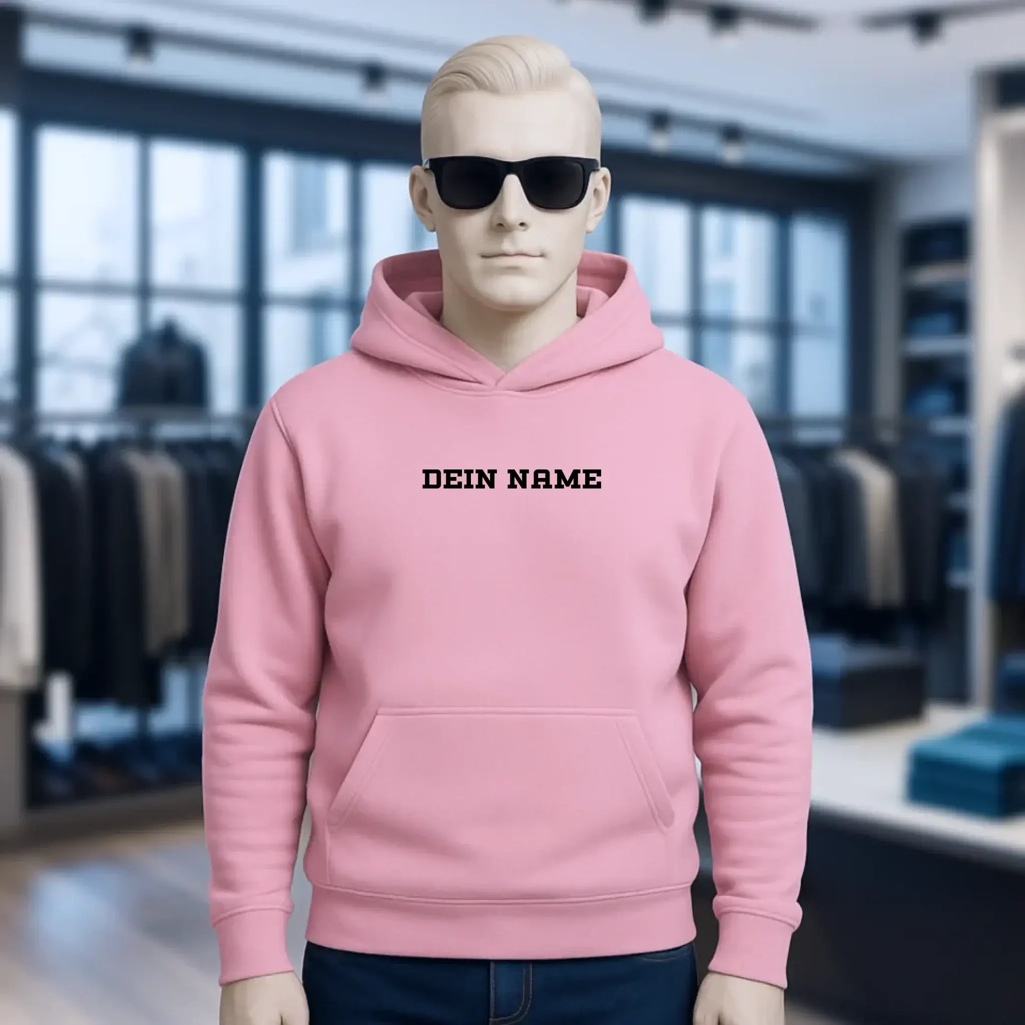 Einfacher Name • Unisex Premium Hoodie XS-5XL aus Bio-Baumwolle für Damen & Herren • Exklusivdesign • personalisiert