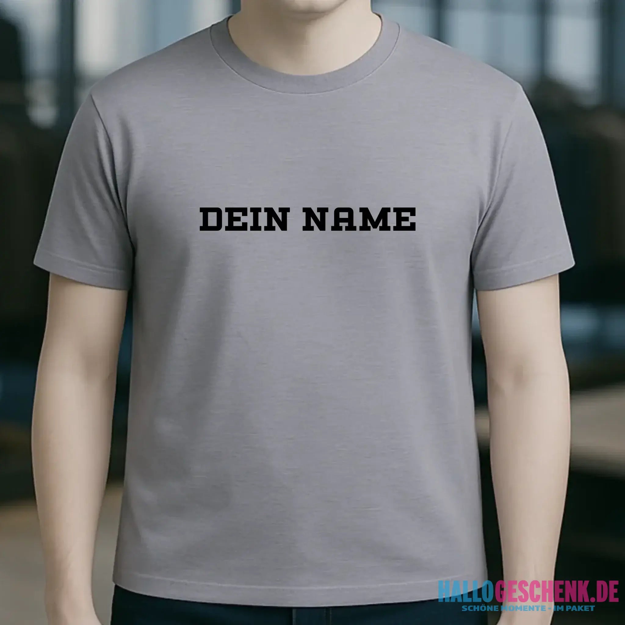 Einfacher Name • Unisex Premium T-Shirt XS-5XL aus Bio-Baumwolle für Damen & Herren • Exklusivdesign • personalisiert