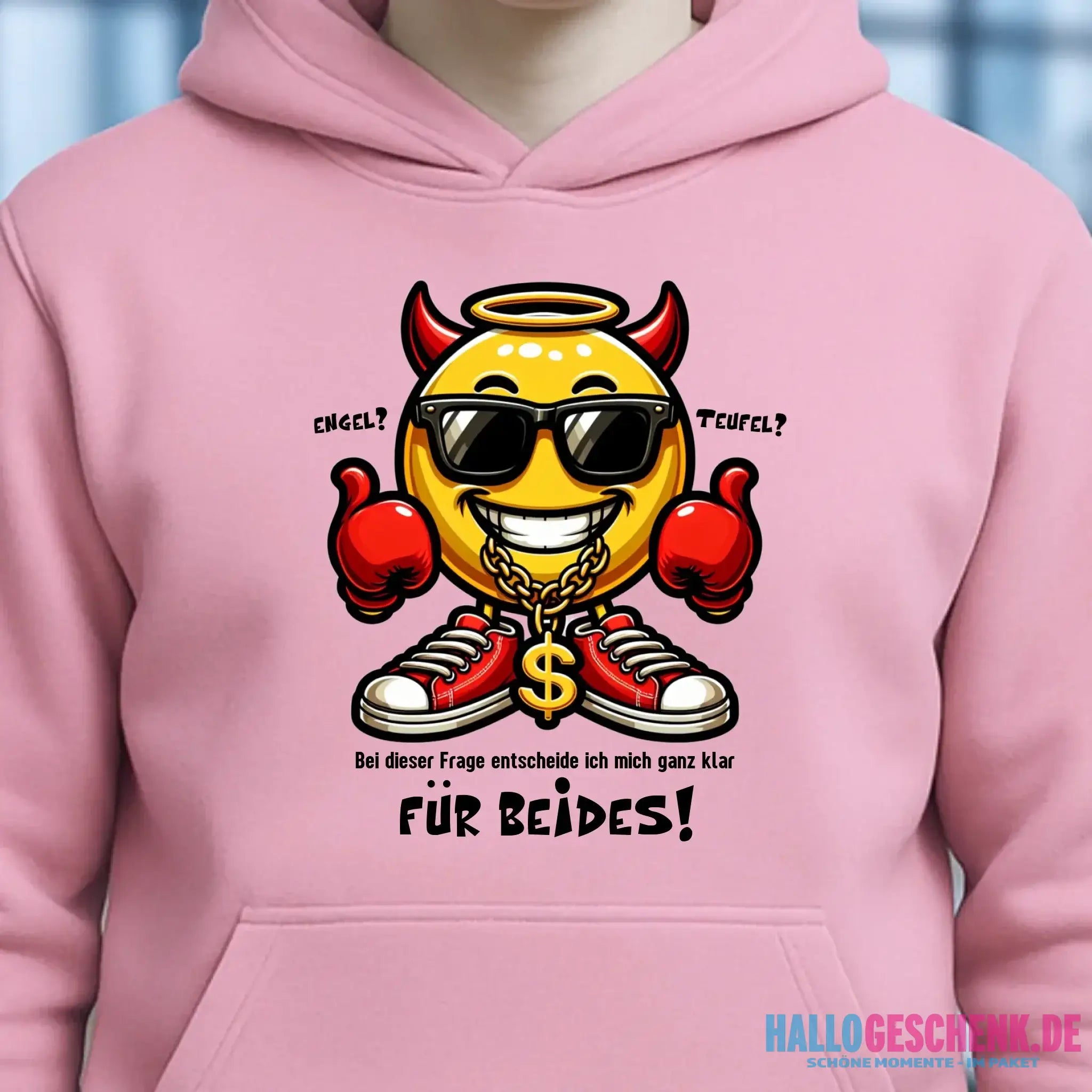 Engel? Teufel? Beides! • Unisex Premium Hoodie XS-5XL aus Bio-Baumwolle für Damen & Herren • Exklusivdesign • personalisiert