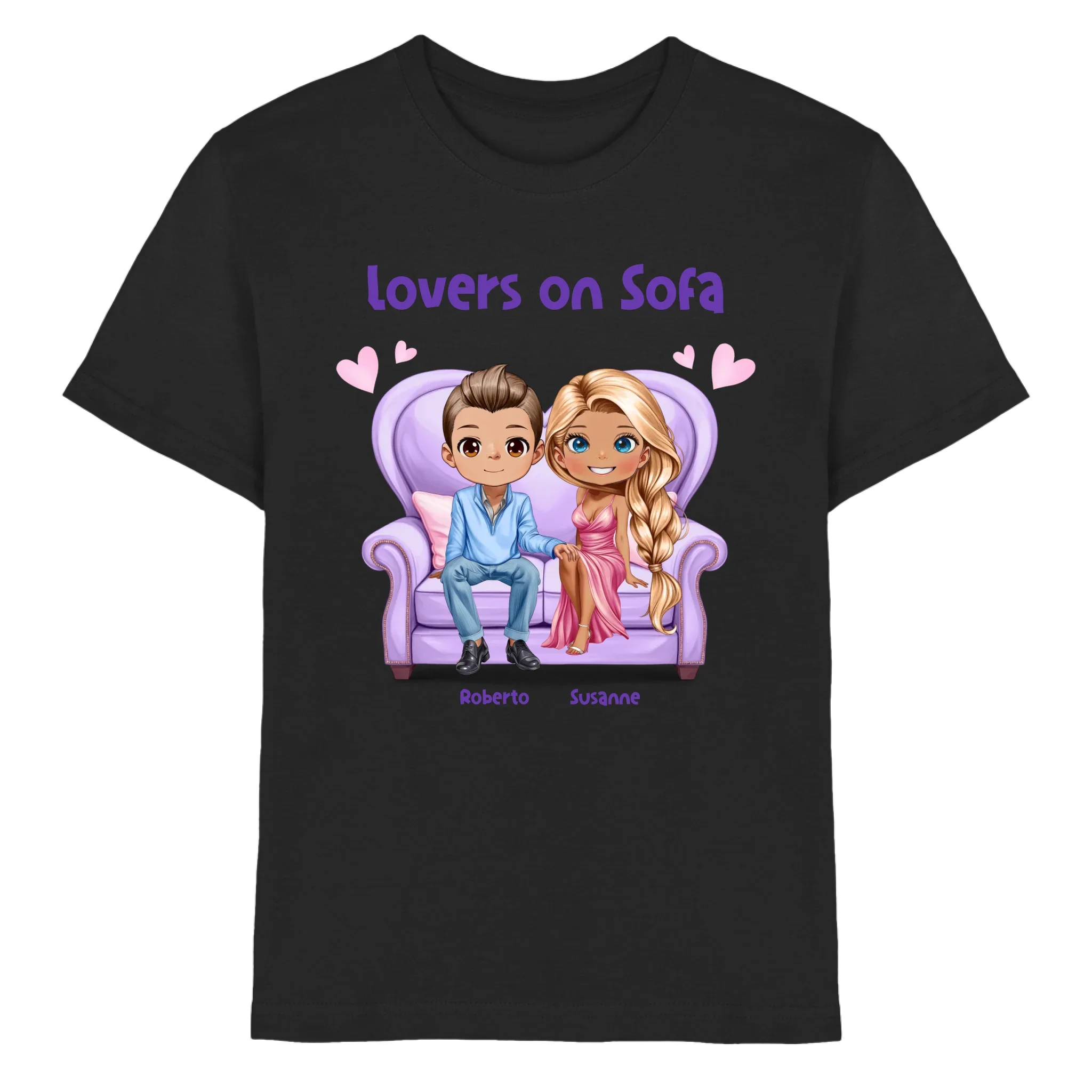 Lovers on Sofa: 2-4 Figuren (mw/mm/ww) • mehrere Artikel • ’Statement-Collection’ • Wunschtext • personalisierte