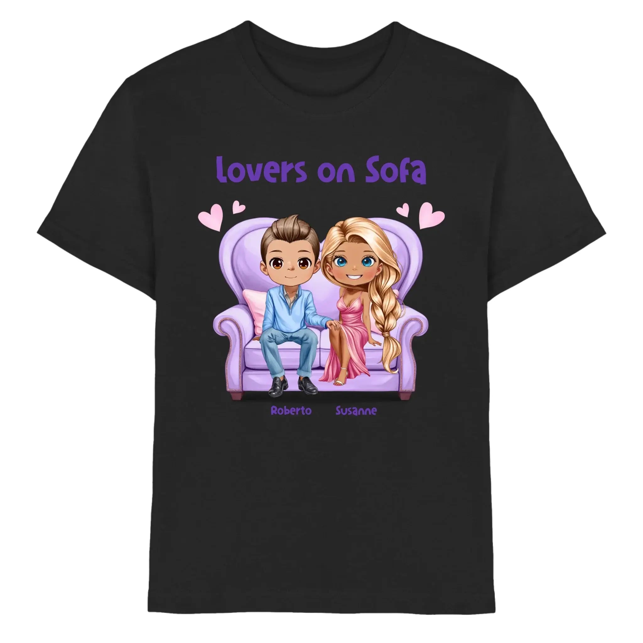 Lovers on Sofa: 2-4 Figuren (mw/mm/ww) • mehrere Artikel • ’Statement-Collection’ • Wunschtext • personalisierte