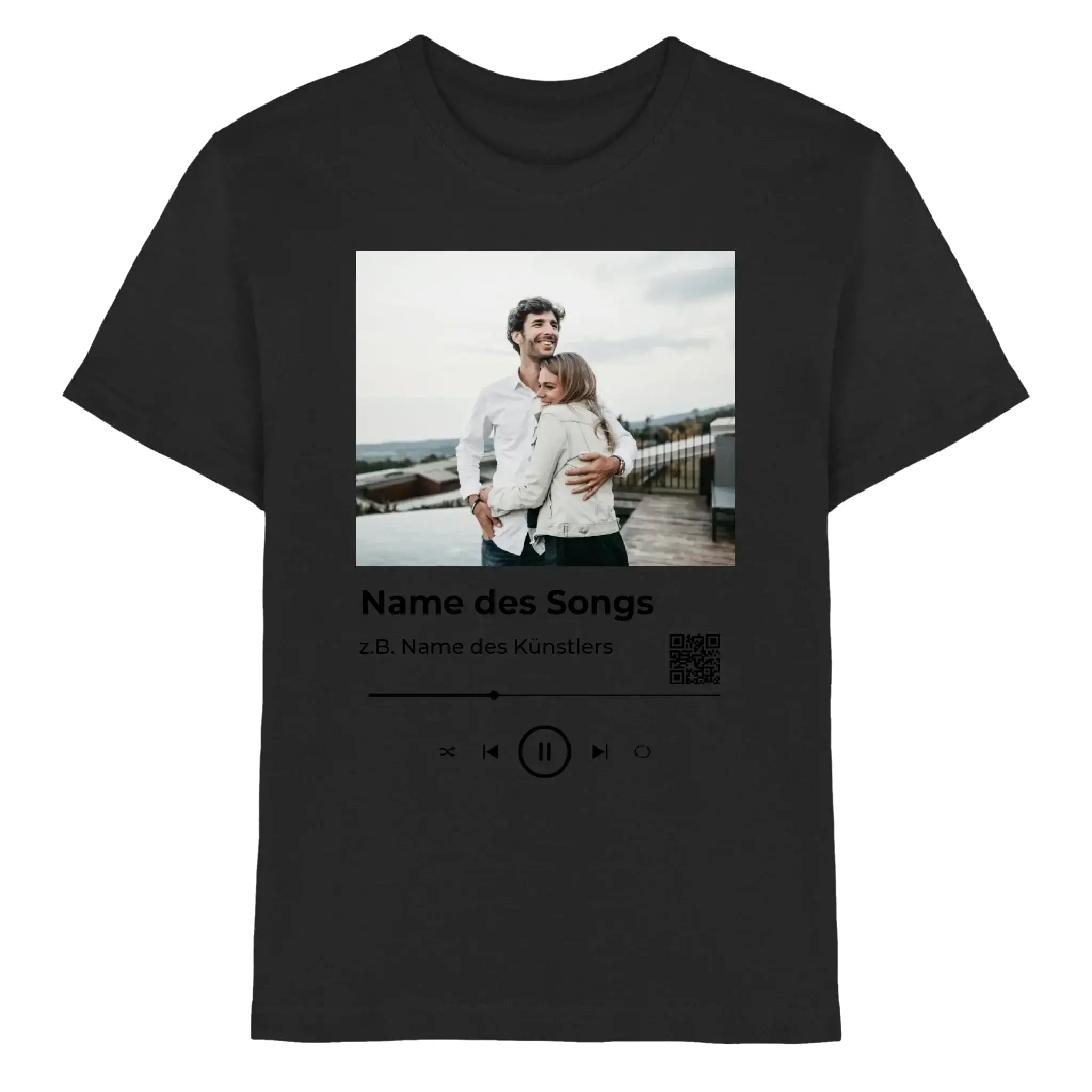 Spotify-Fotomotiv • mehrere Artikel • ’Statement-Collection’ • Wunschtext • Mein Fotomotiv - Premium Kinder T-Shirt