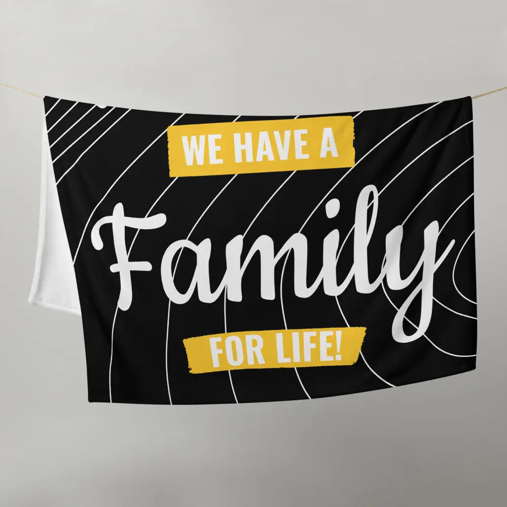 Family for life! • Kuscheldecke / Tagesdecke - Kuscheldecken