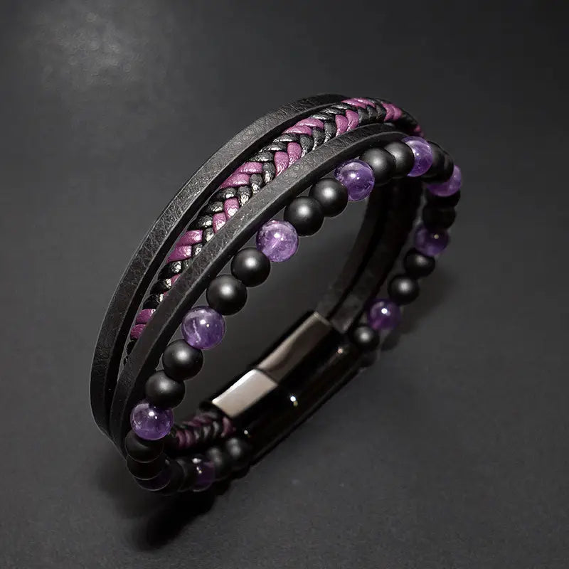 FANCY AMETHYST - Armband