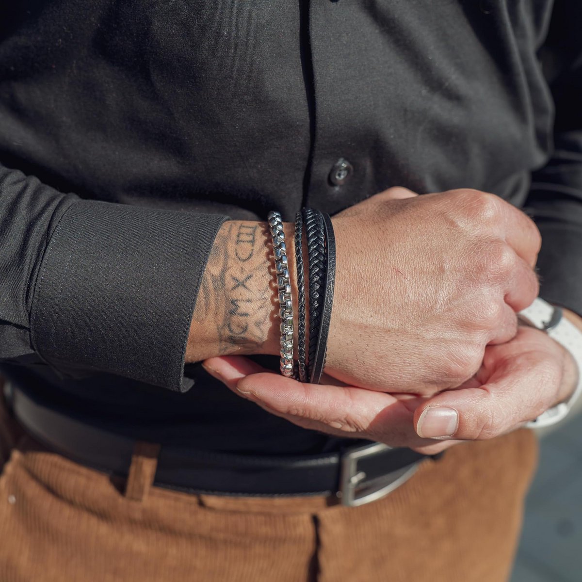 Lederarmband "Hero"