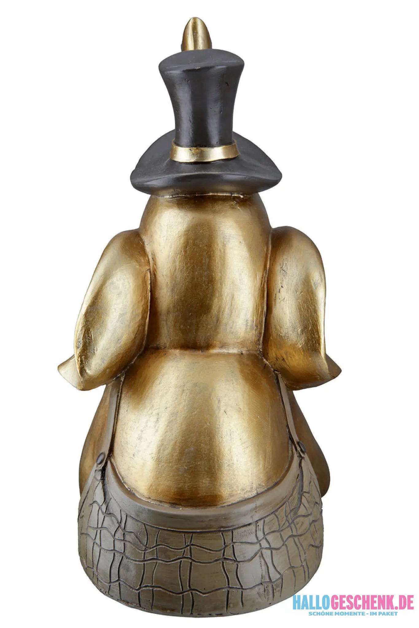 Figur: Elefant „Maroni“ – Kunstharz • goldfarben • 29×15×24 cm • Gilde - Figur