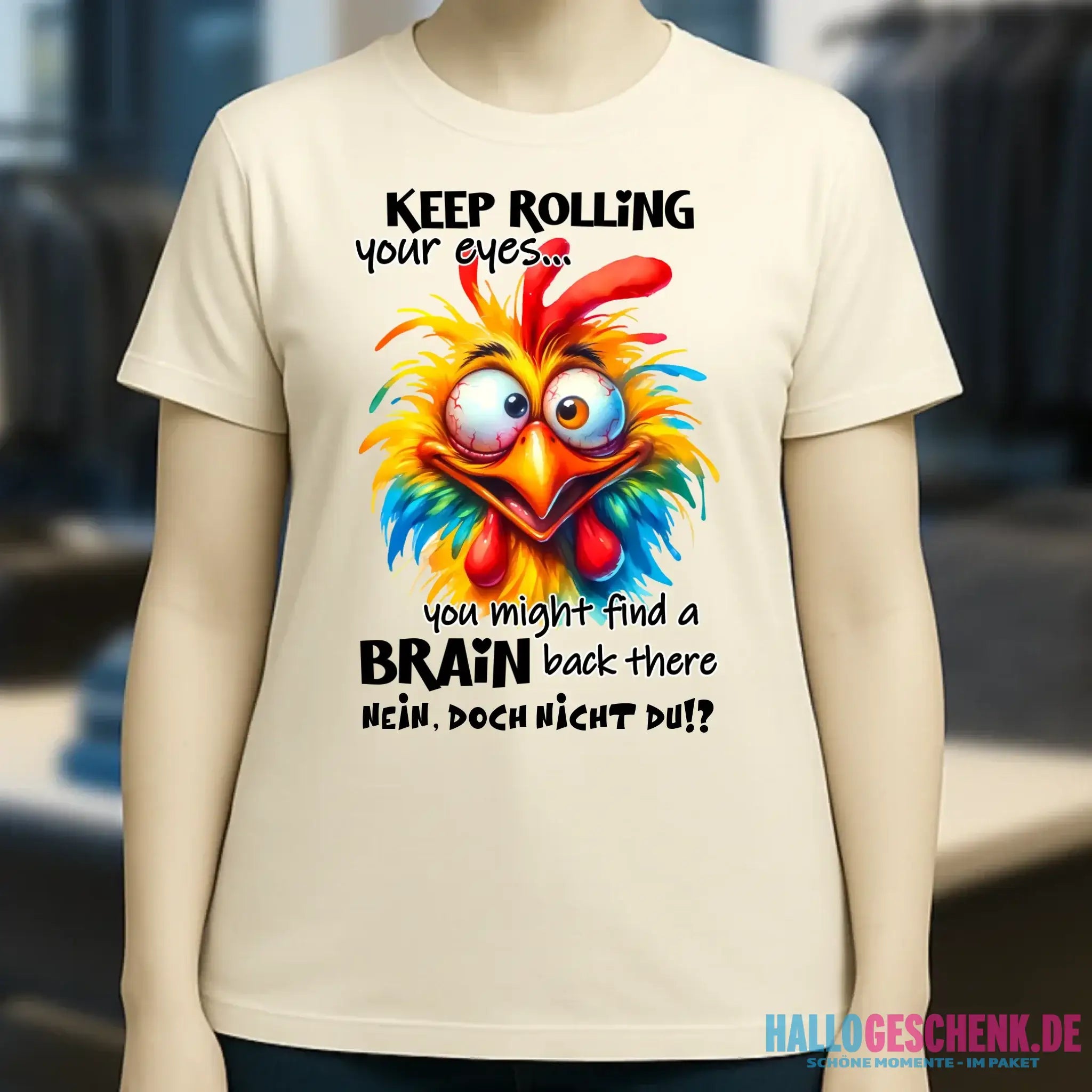 Find a brain!? • Ladies Premium T-Shirt XS-2XL aus Bio-Baumwolle für Damen • Exklusivdesign • personalisiert
