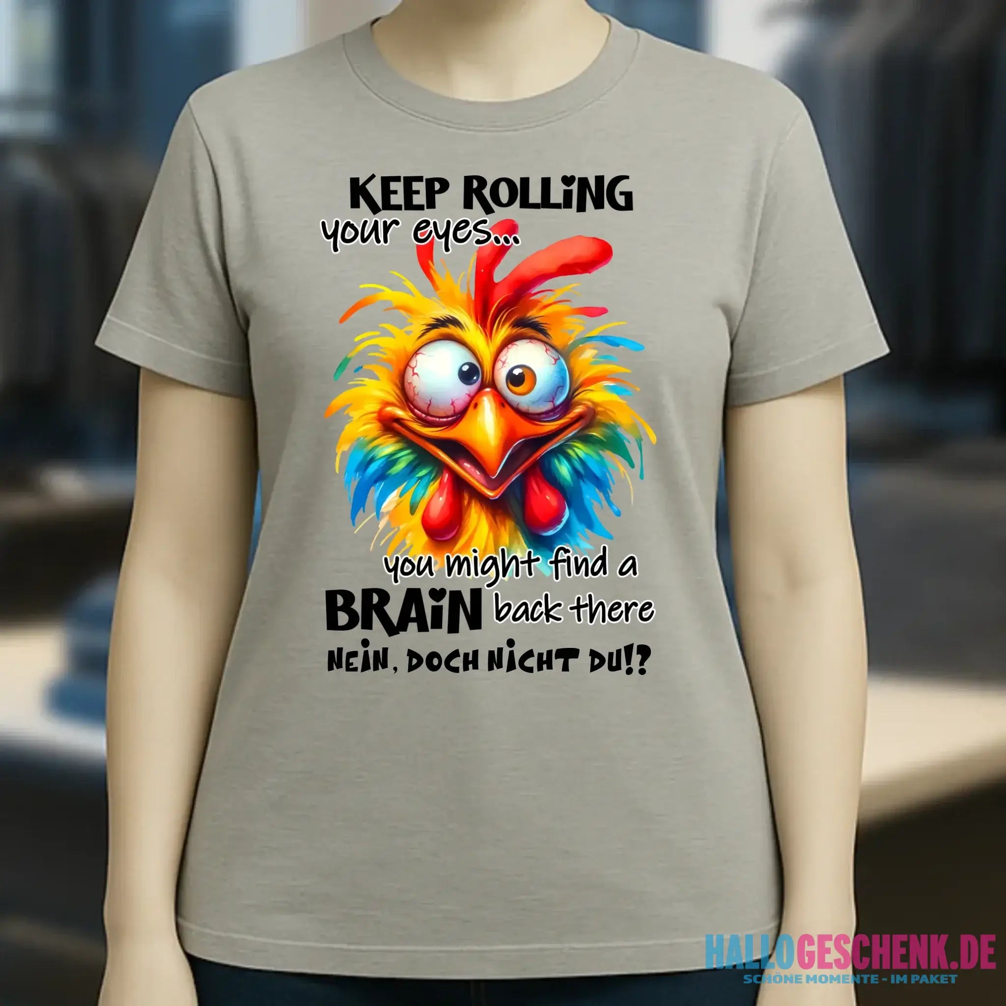 Find a brain!? • Ladies Premium T-Shirt XS-2XL aus Bio-Baumwolle für Damen • Exklusivdesign • personalisiert