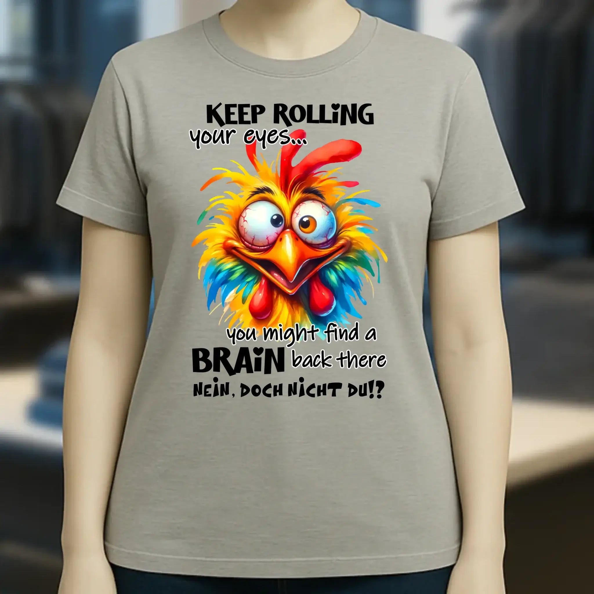 Find a brain!? • Ladies Premium T-Shirt XS-2XL aus Bio-Baumwolle für Damen • Exklusivdesign • personalisiert
