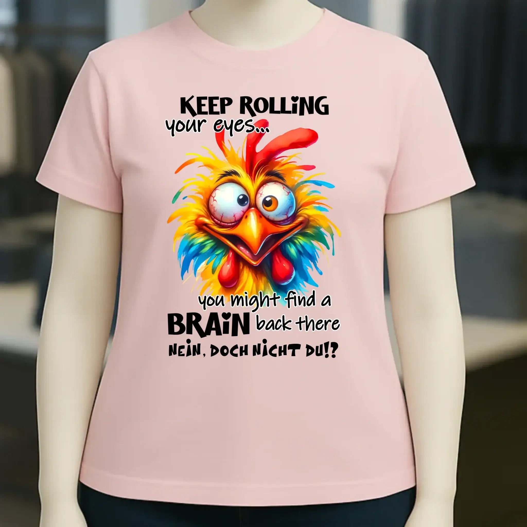 Find a brain!? • Ladies Premium T-Shirt XS-2XL aus Bio-Baumwolle für Damen • Exklusivdesign • personalisiert