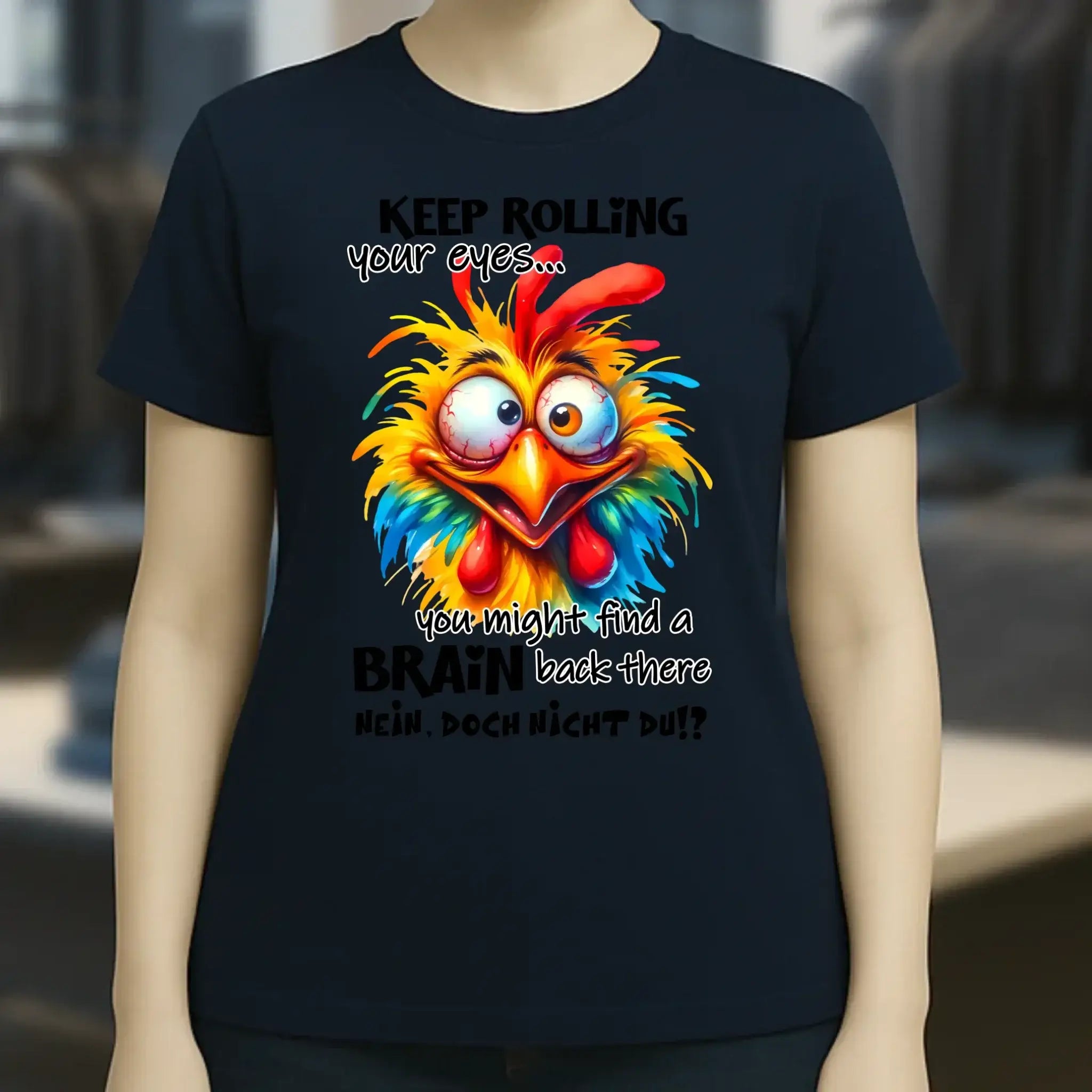 Find a brain!? • Ladies Premium T-Shirt XS-2XL aus Bio-Baumwolle für Damen • Exklusivdesign • personalisiert