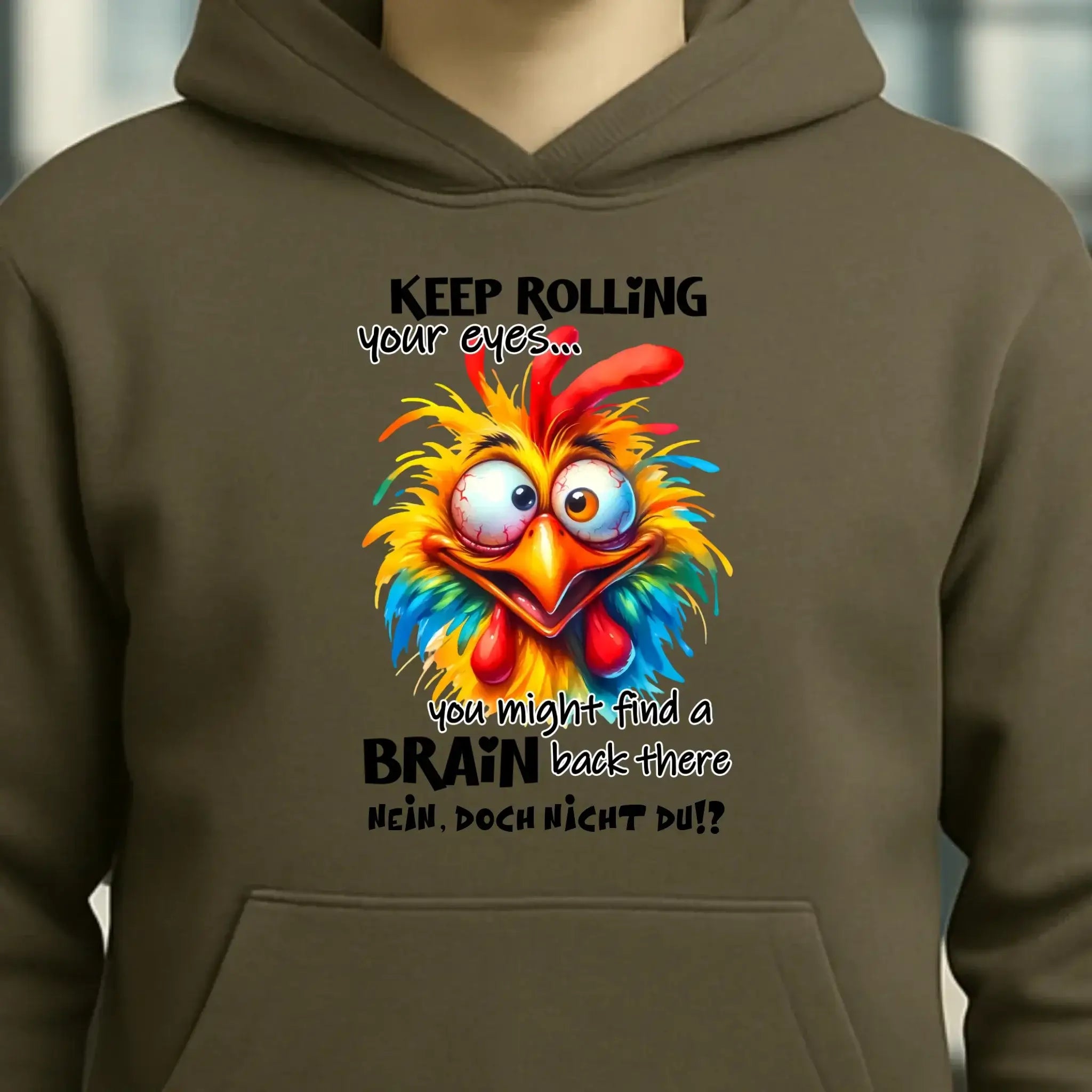 Find a brain!? • Unisex Premium Hoodie XS-5XL aus Bio-Baumwolle für Damen & Herren • Exklusivdesign • personalisiert