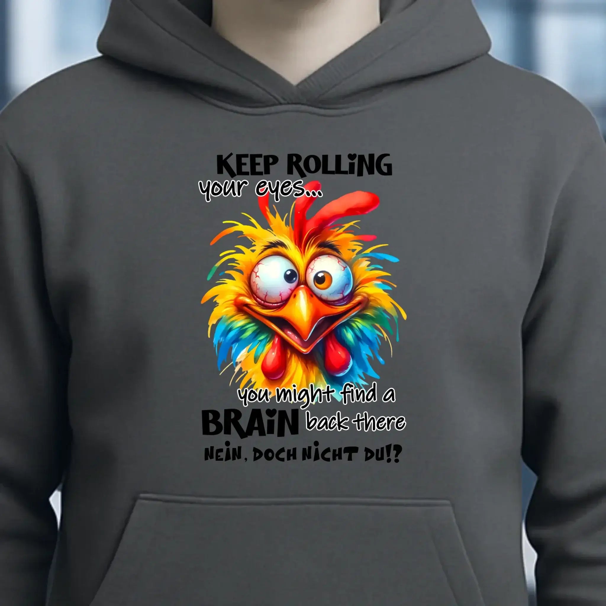 Find a brain!? • Unisex Premium Hoodie XS-5XL aus Bio-Baumwolle für Damen & Herren • Exklusivdesign • personalisiert