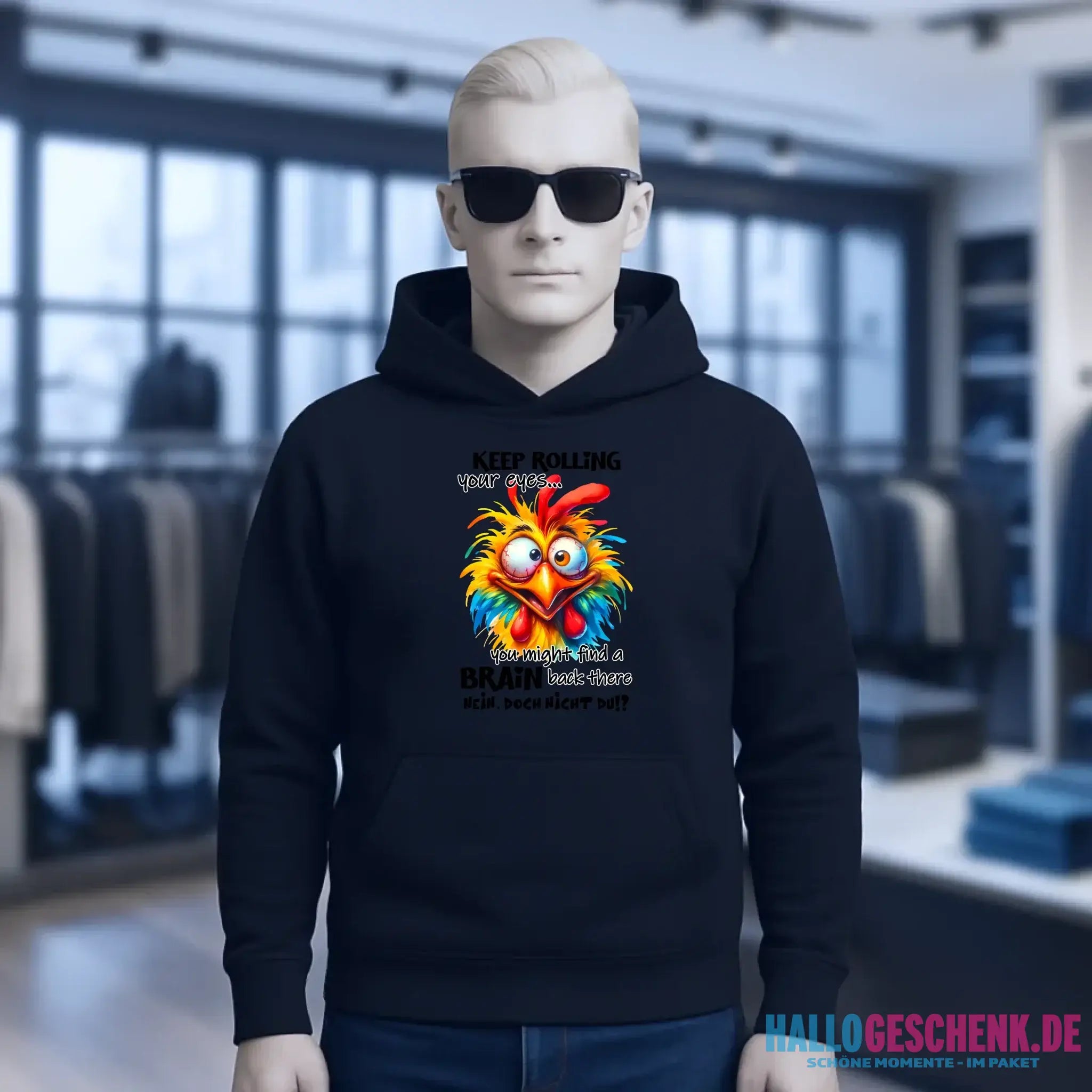 Find a brain!? • Unisex Premium Hoodie XS-5XL aus Bio-Baumwolle für Damen & Herren • Exklusivdesign • personalisiert