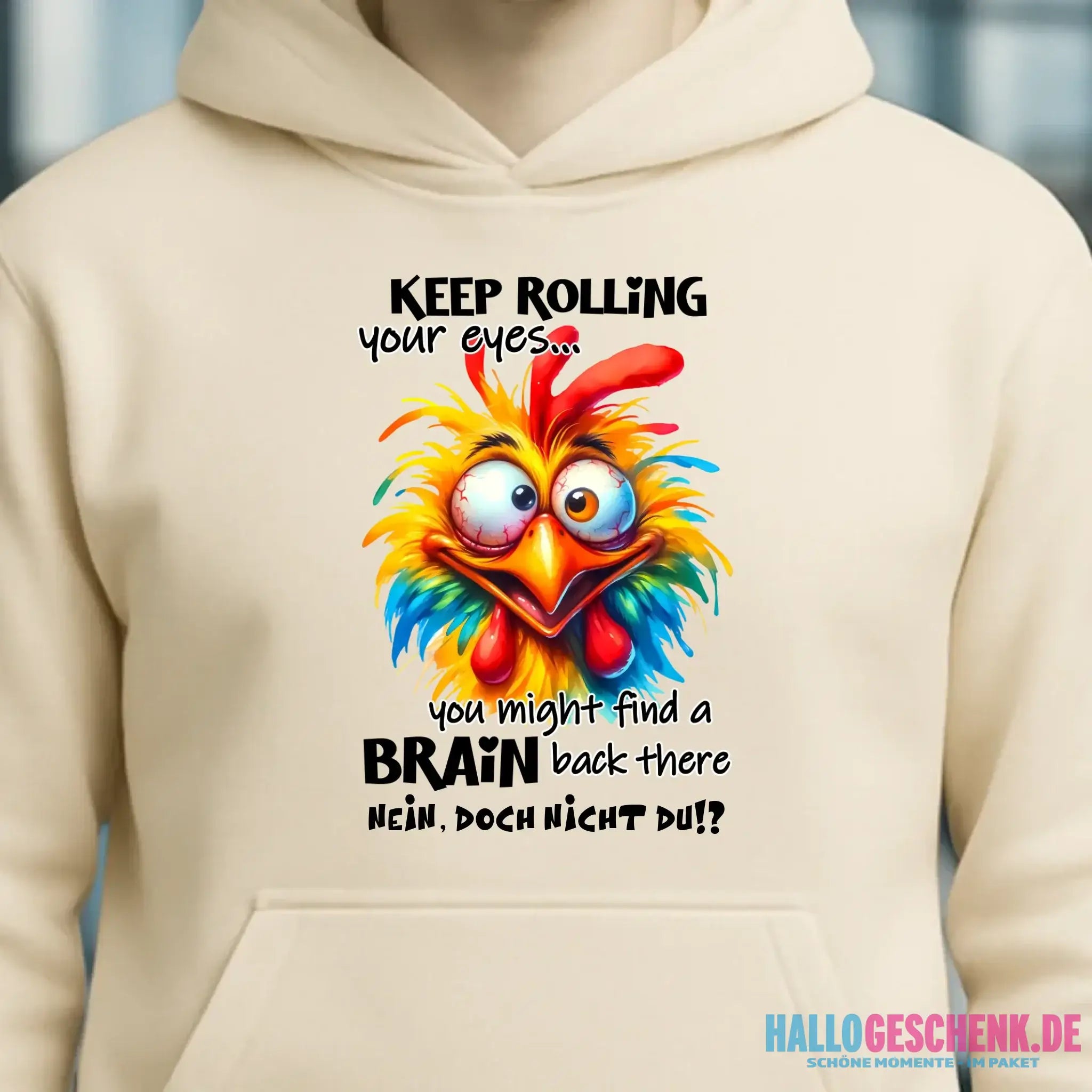 Find a brain!? • Unisex Premium Hoodie XS-5XL aus Bio-Baumwolle für Damen & Herren • Exklusivdesign • personalisiert