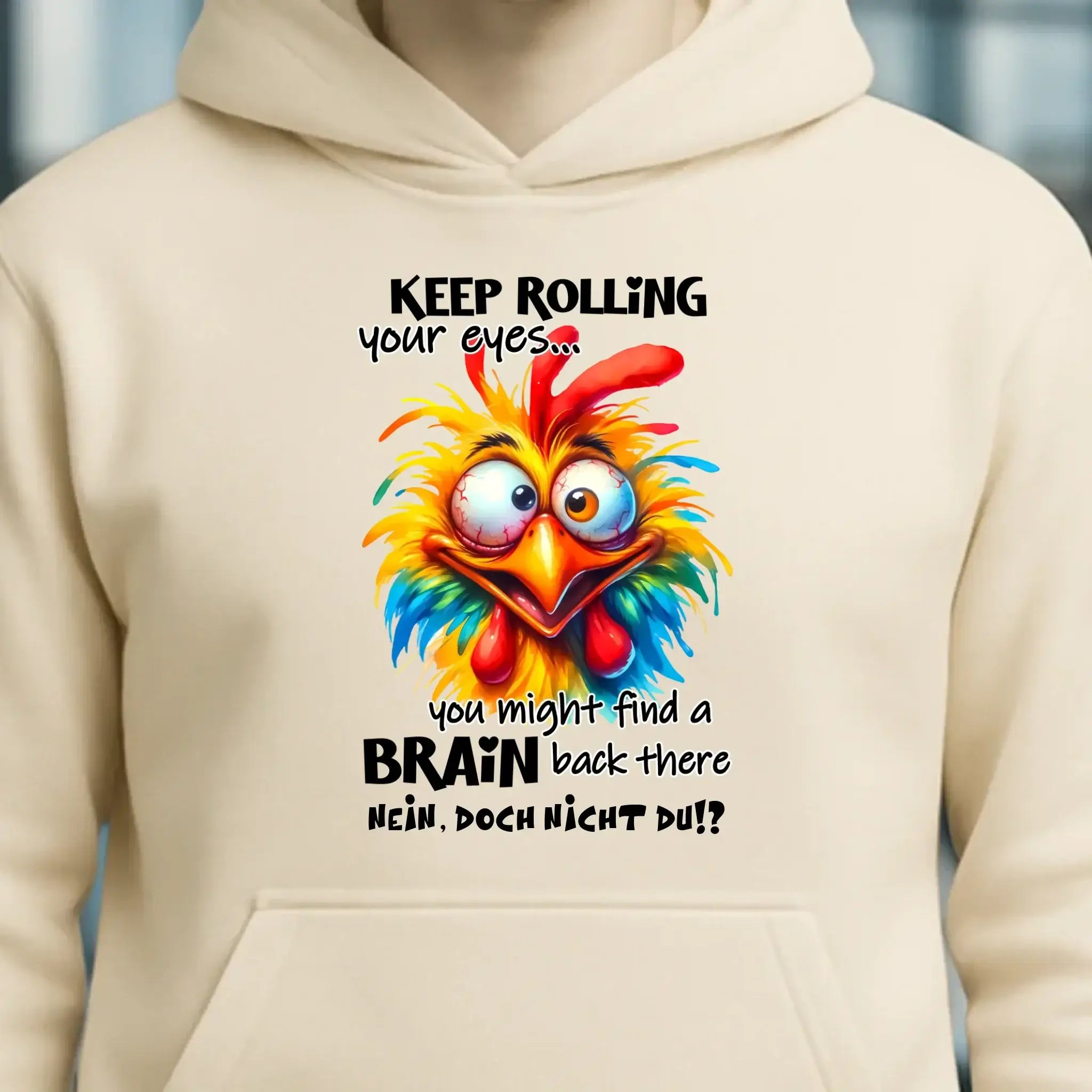 Find a brain!? • Unisex Premium Hoodie XS-5XL aus Bio-Baumwolle für Damen & Herren • Exklusivdesign • personalisiert