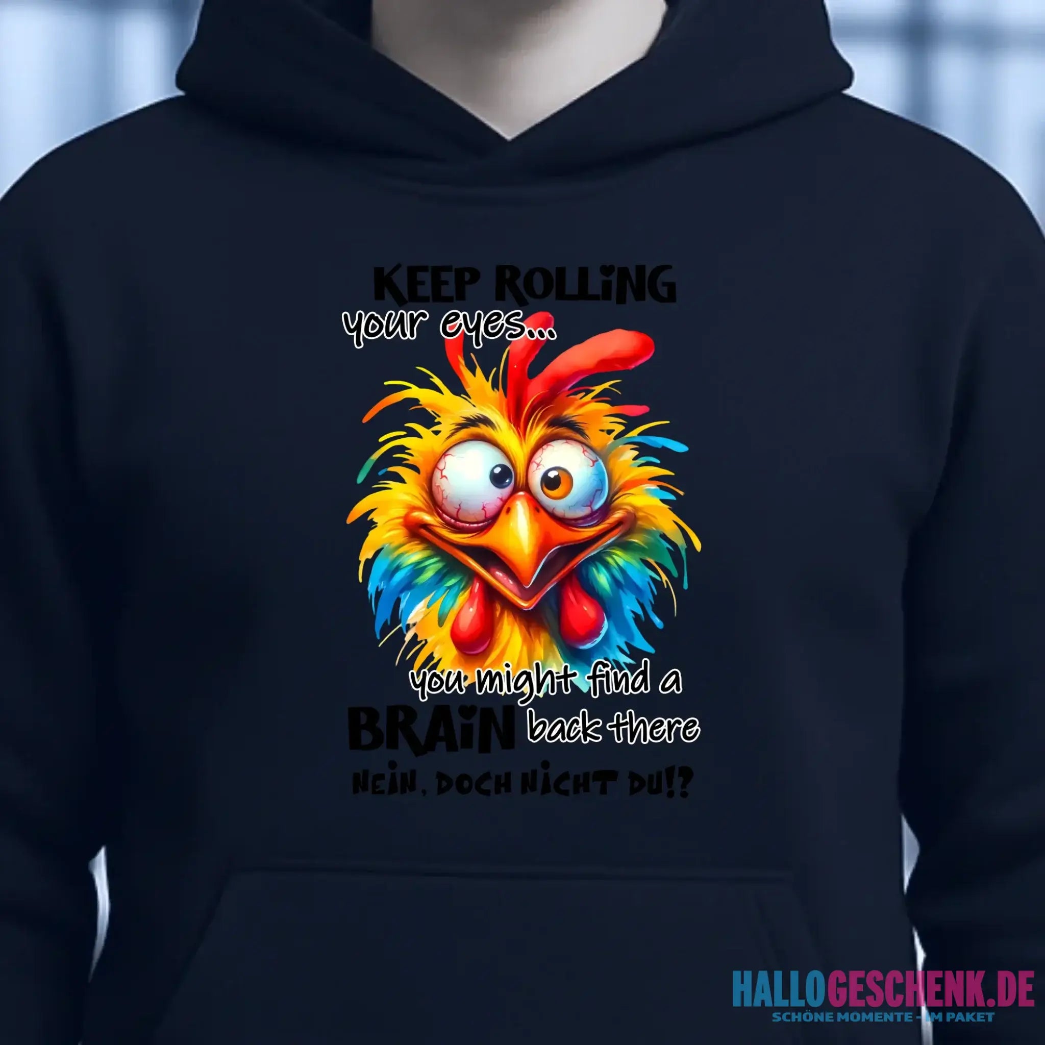 Find a brain!? • Unisex Premium Hoodie XS-5XL aus Bio-Baumwolle für Damen & Herren • Exklusivdesign • personalisiert
