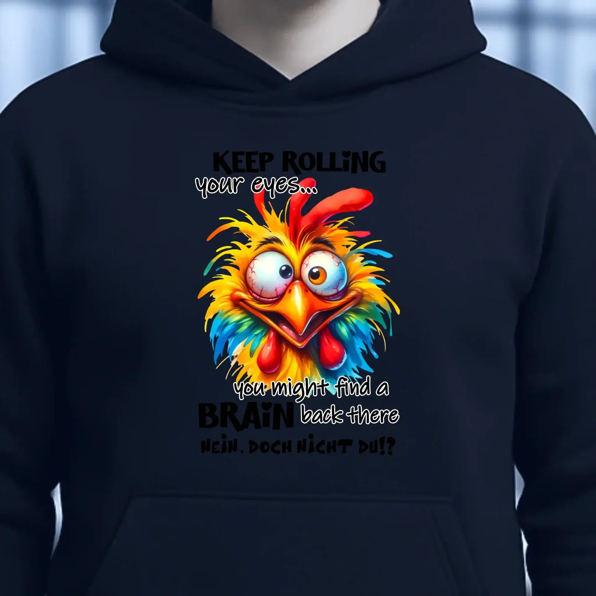 Find a brain!? • Unisex Premium Hoodie XS-5XL aus Bio-Baumwolle für Damen & Herren • Exklusivdesign • personalisiert