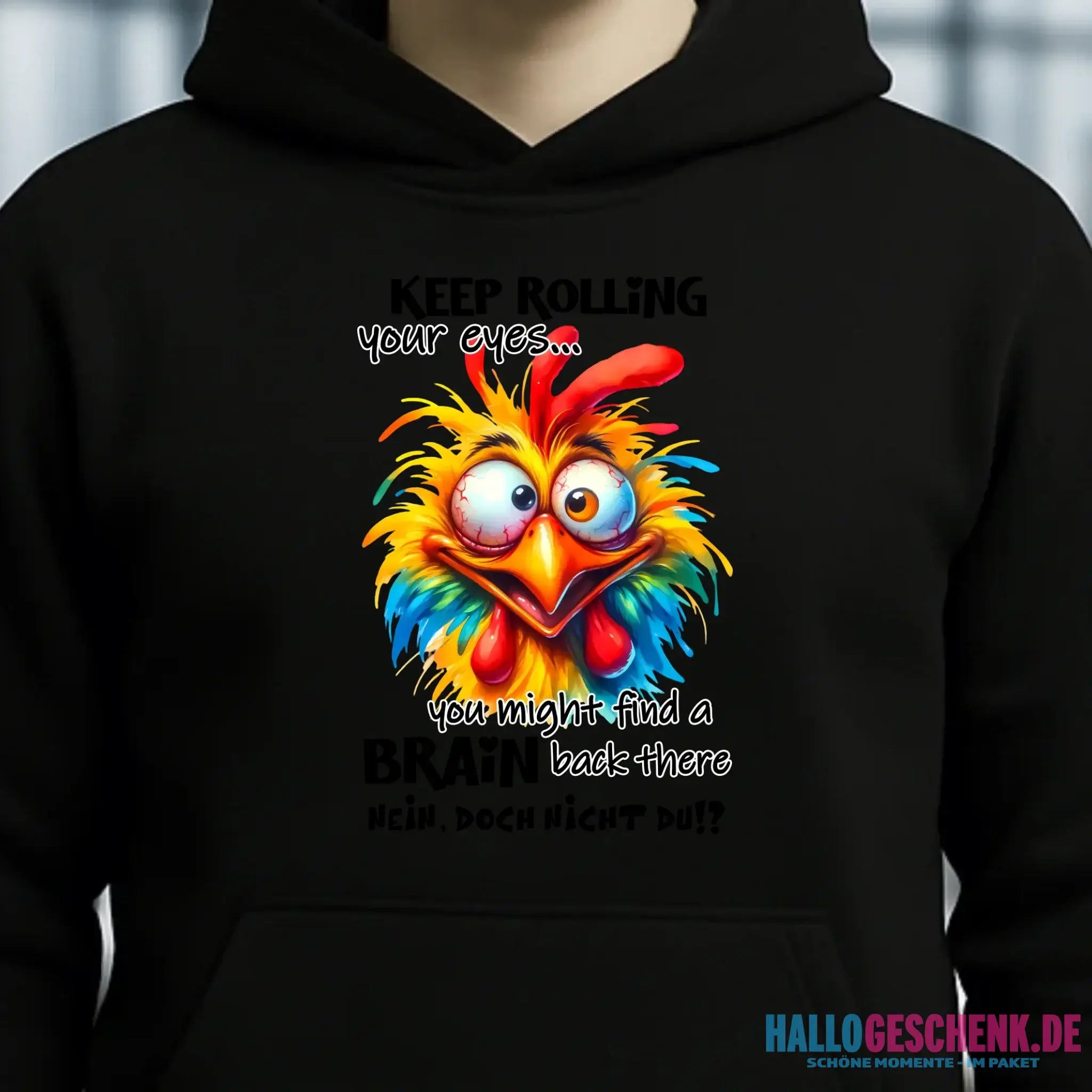 Find a brain!? • Unisex Premium Hoodie XS-5XL aus Bio-Baumwolle für Damen & Herren • Exklusivdesign • personalisiert