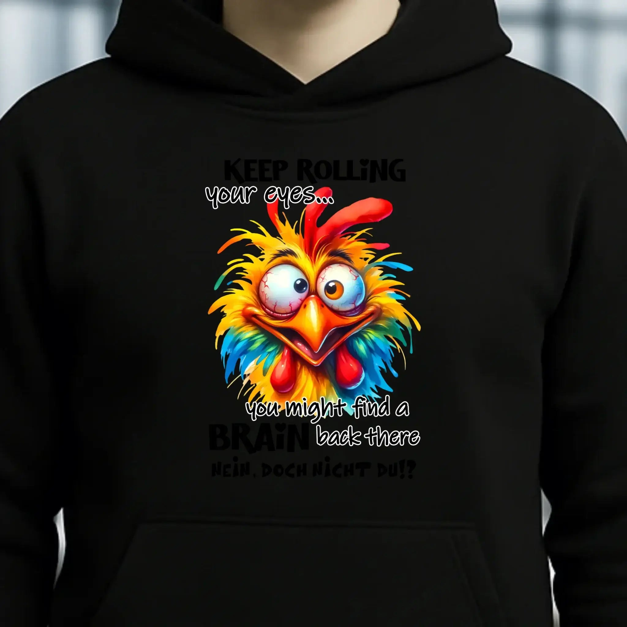 Find a brain!? • Unisex Premium Hoodie XS-5XL aus Bio-Baumwolle für Damen & Herren • Exklusivdesign • personalisiert