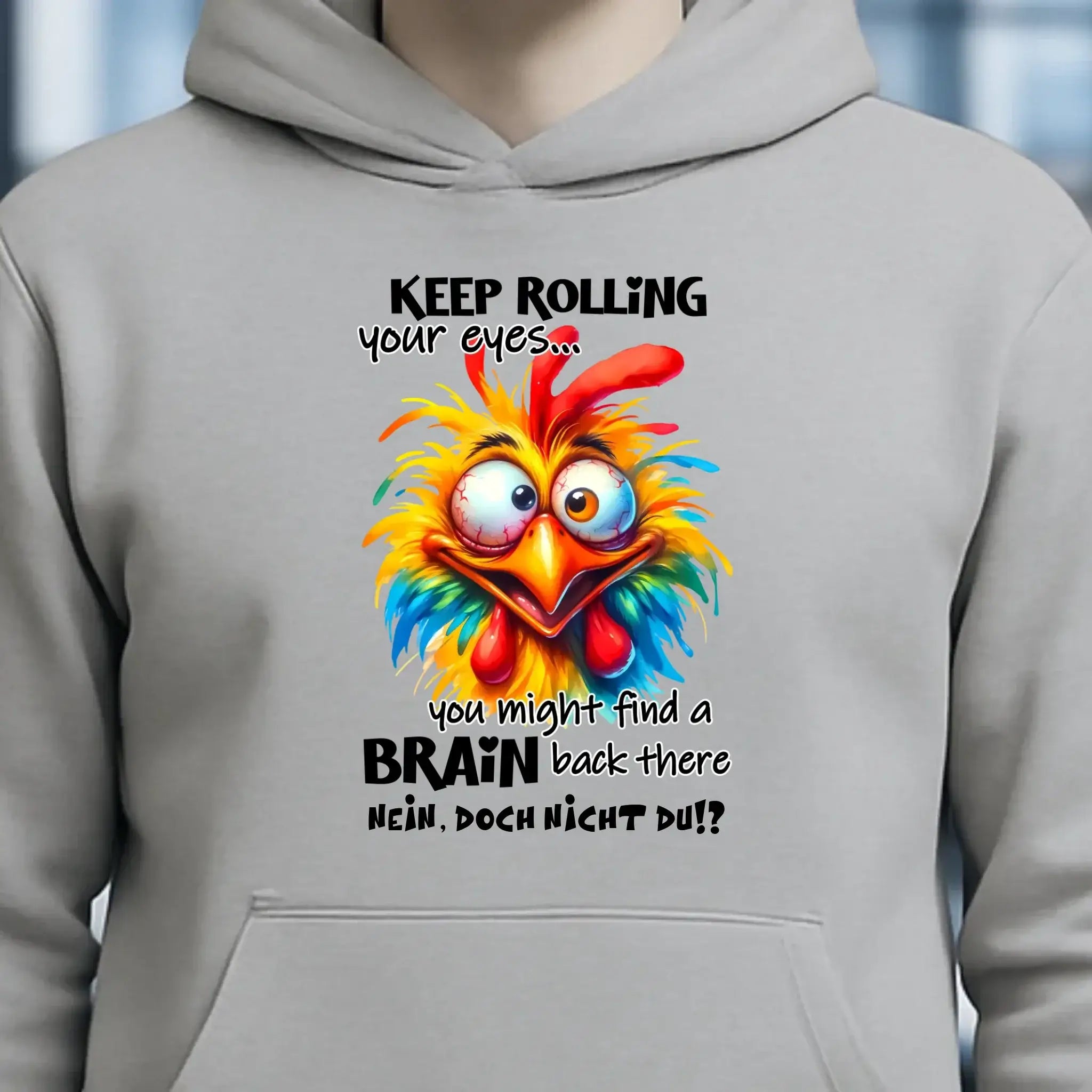 Find a brain!? • Unisex Premium Hoodie XS-5XL aus Bio-Baumwolle für Damen & Herren • Exklusivdesign • personalisiert