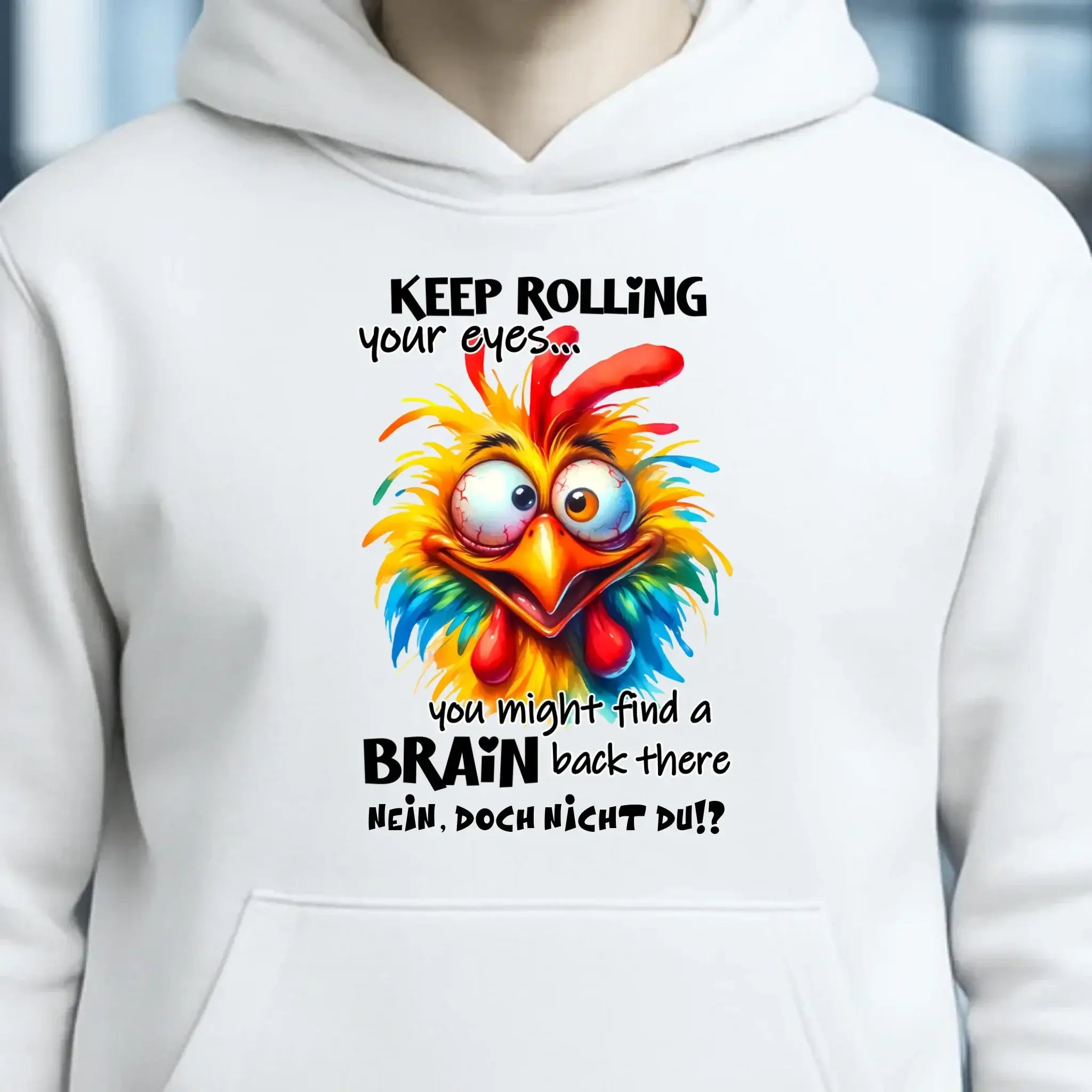 Find a brain!? • Unisex Premium Hoodie XS-5XL aus Bio-Baumwolle für Damen & Herren • Exklusivdesign • personalisiert