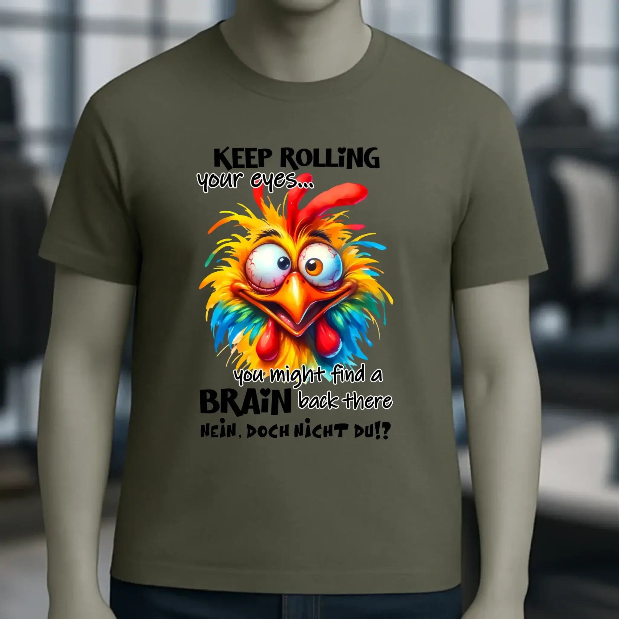 Find a brain!? • Unisex Premium T-Shirt XS-5XL aus Bio-Baumwolle für Damen & Herren • Exklusivdesign • personalisiert