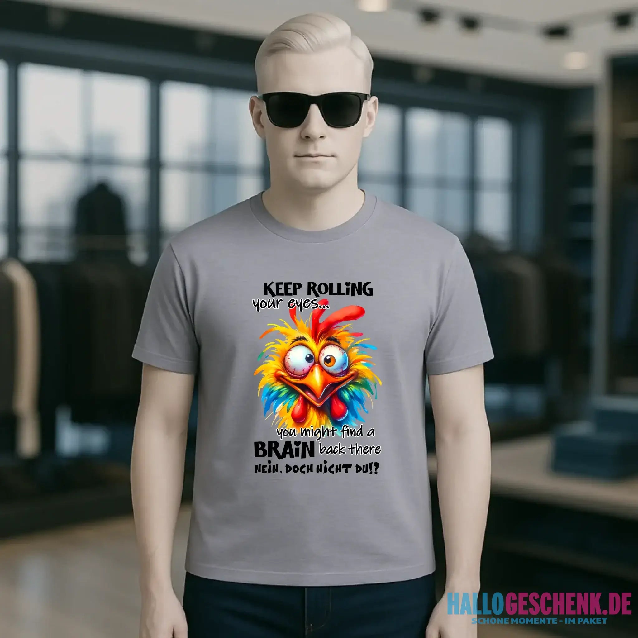 Find a brain!? • Unisex Premium T-Shirt XS-5XL aus Bio-Baumwolle für Damen & Herren • Exklusivdesign • personalisiert