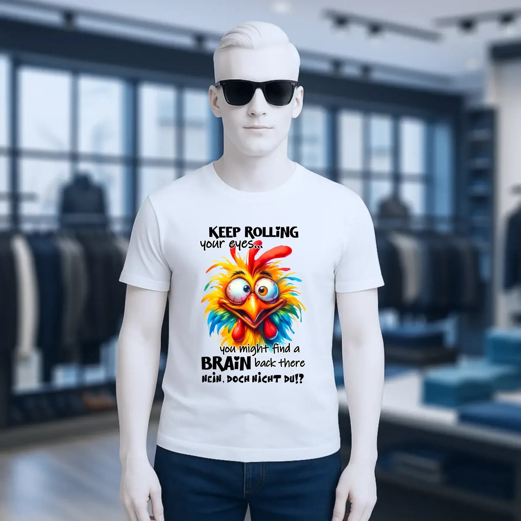 Find a brain!? • Unisex Premium T-Shirt XS-5XL aus Bio-Baumwolle für Damen & Herren • Exklusivdesign • personalisiert