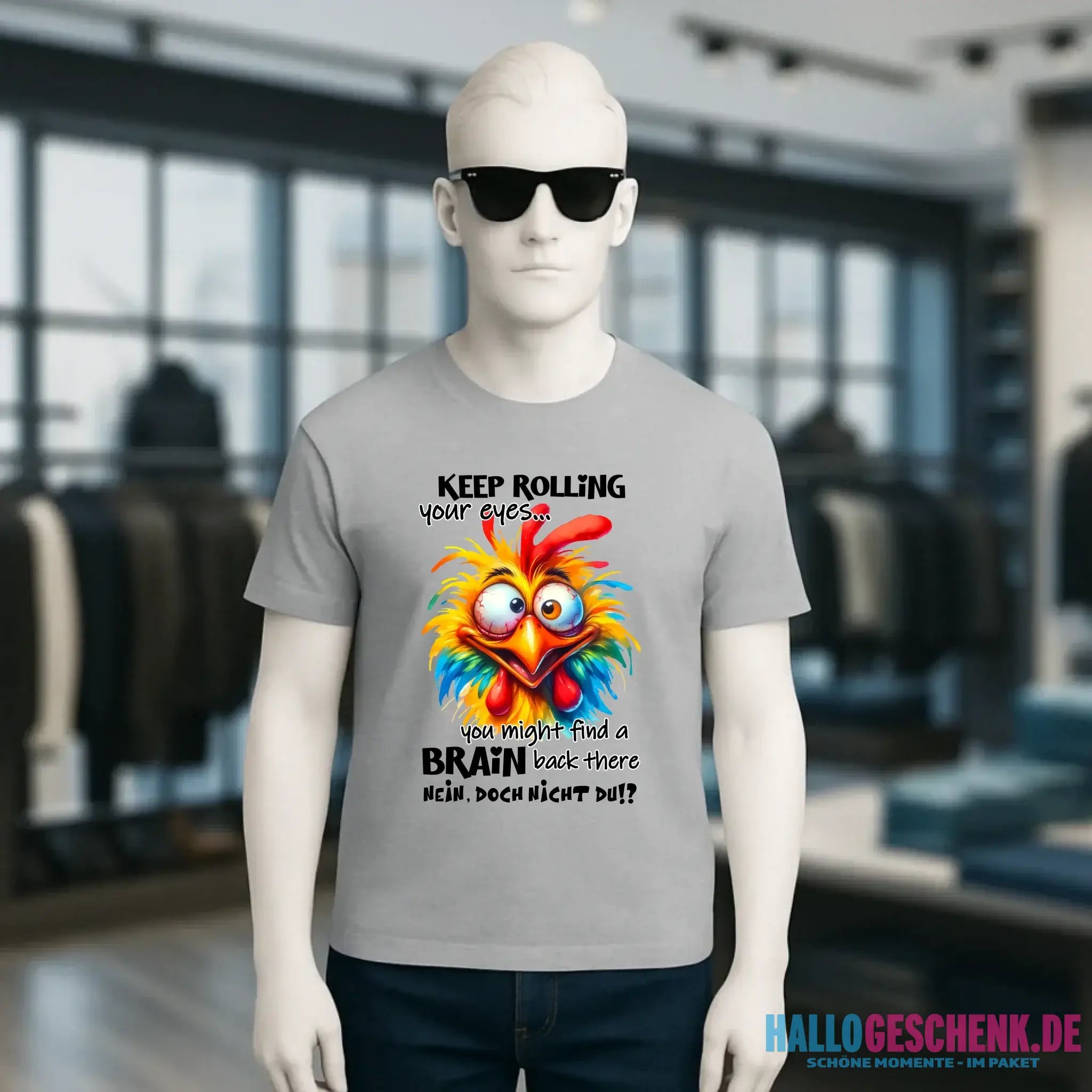 Find a brain!? • Unisex Premium T-Shirt XS-5XL aus Bio-Baumwolle für Damen & Herren • Exklusivdesign • personalisiert