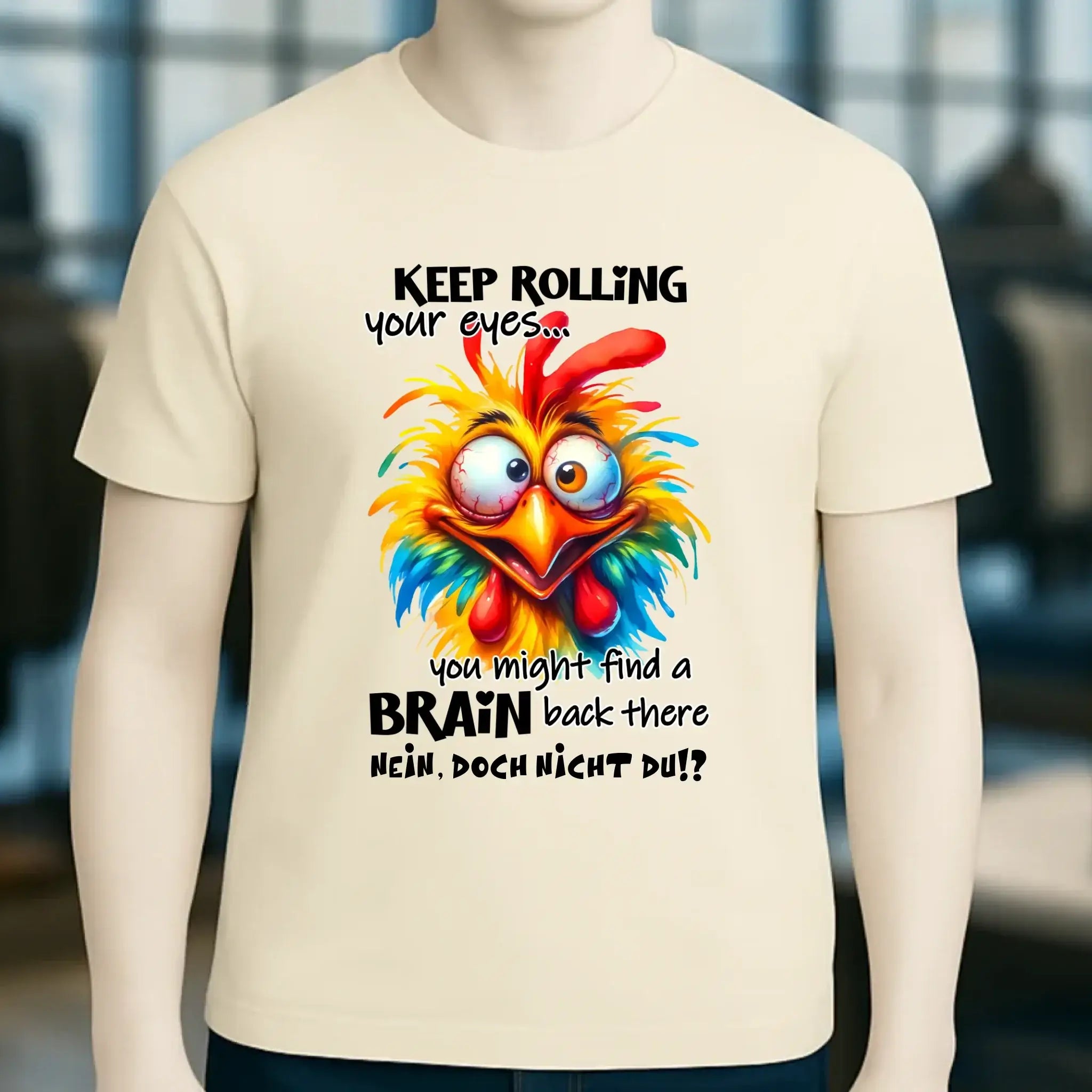 Find a brain!? • Unisex Premium T-Shirt XS-5XL aus Bio-Baumwolle für Damen & Herren • Exklusivdesign • personalisiert