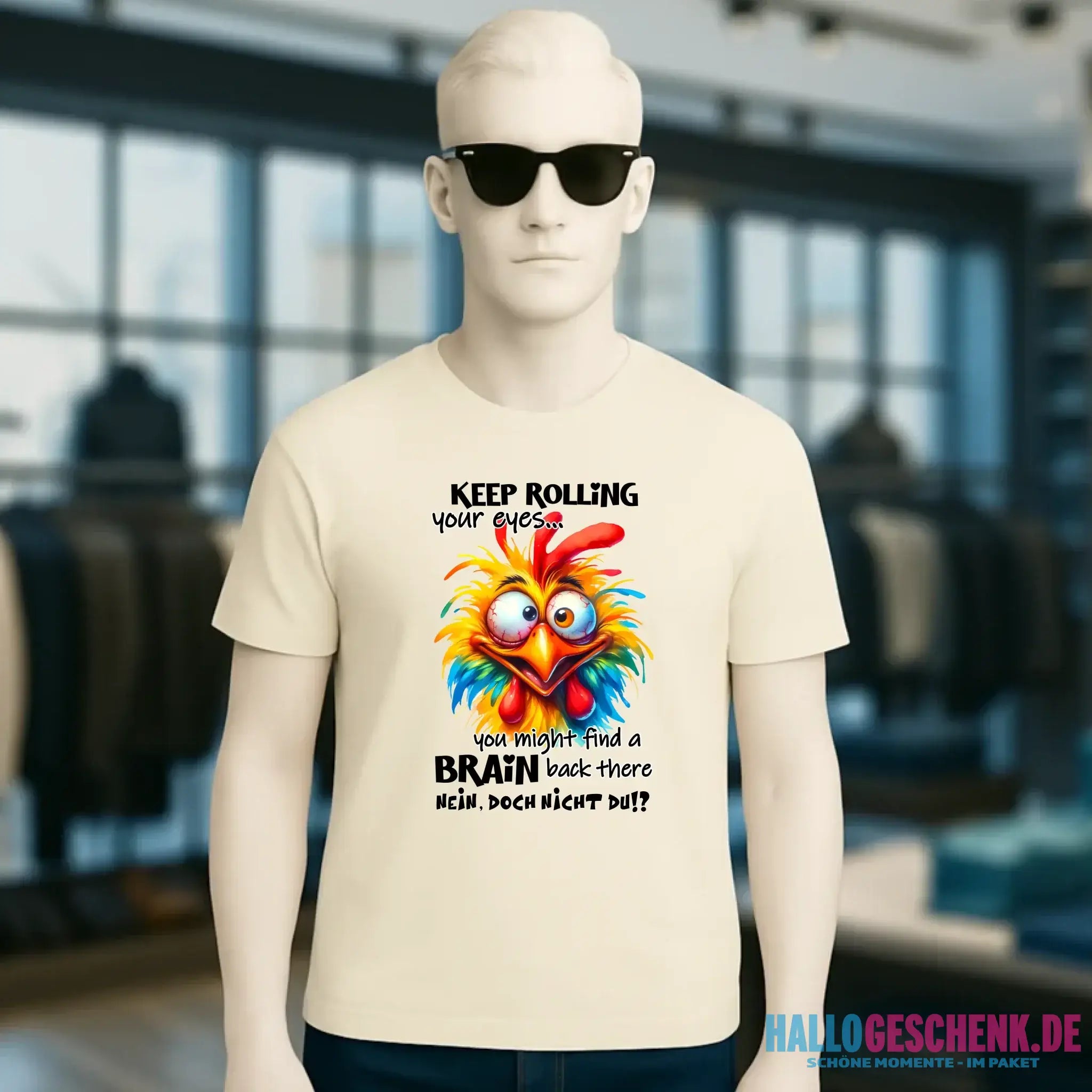 Find a brain!? • Unisex Premium T-Shirt XS-5XL aus Bio-Baumwolle für Damen & Herren • Exklusivdesign • personalisiert
