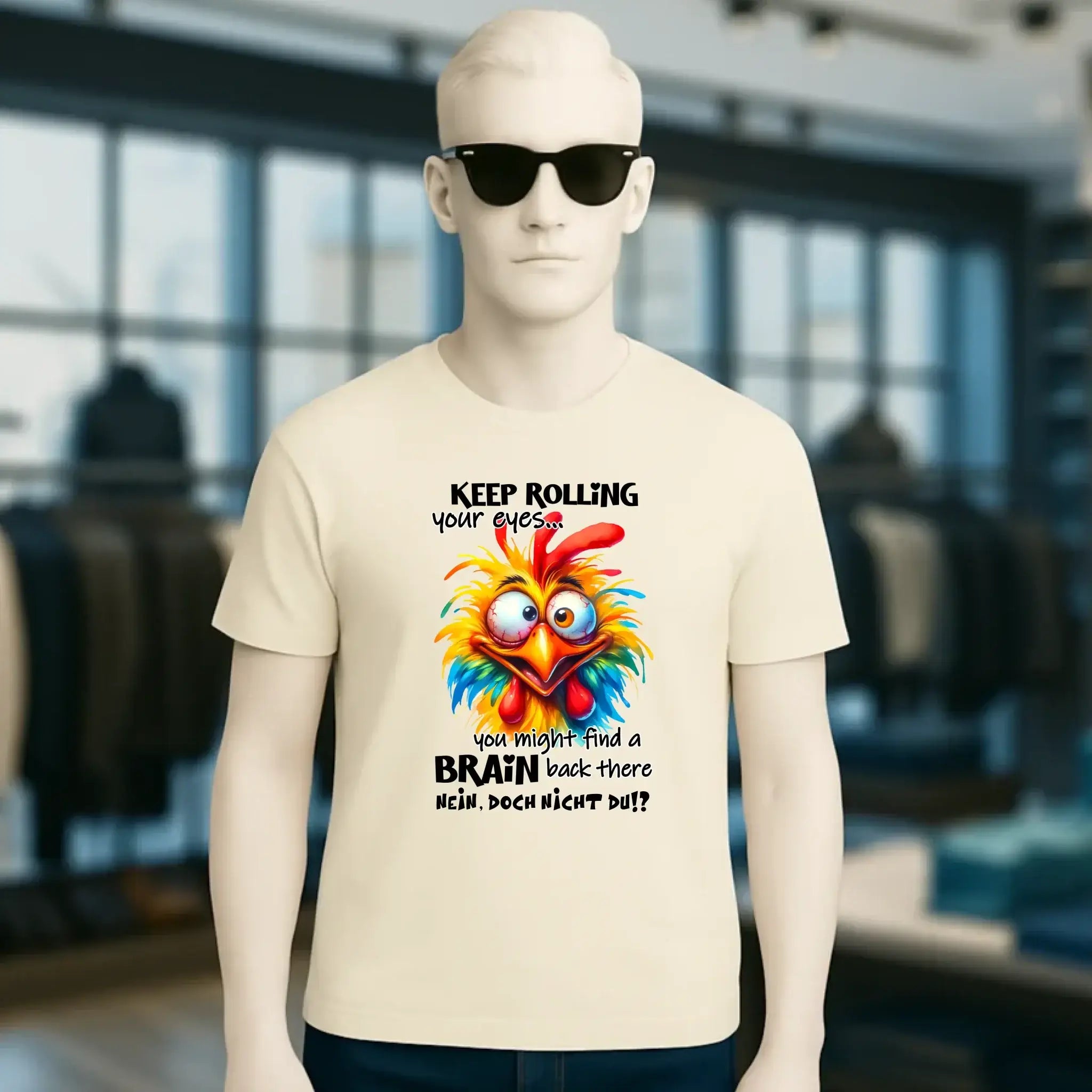 Find a brain!? • Unisex Premium T-Shirt XS-5XL aus Bio-Baumwolle für Damen & Herren • Exklusivdesign • personalisiert