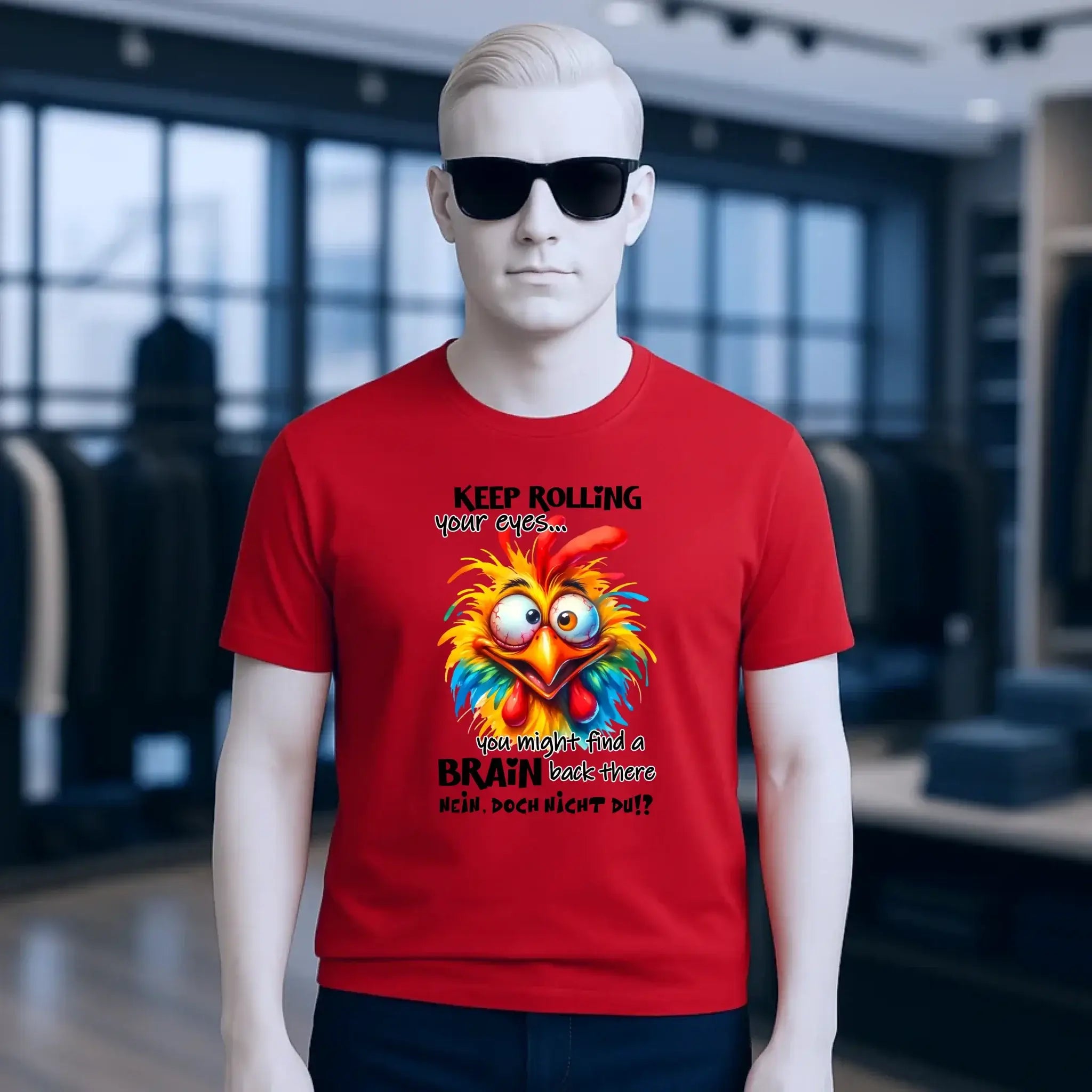 Find a brain!? • Unisex Premium T-Shirt XS-5XL aus Bio-Baumwolle für Damen & Herren • Exklusivdesign • personalisiert