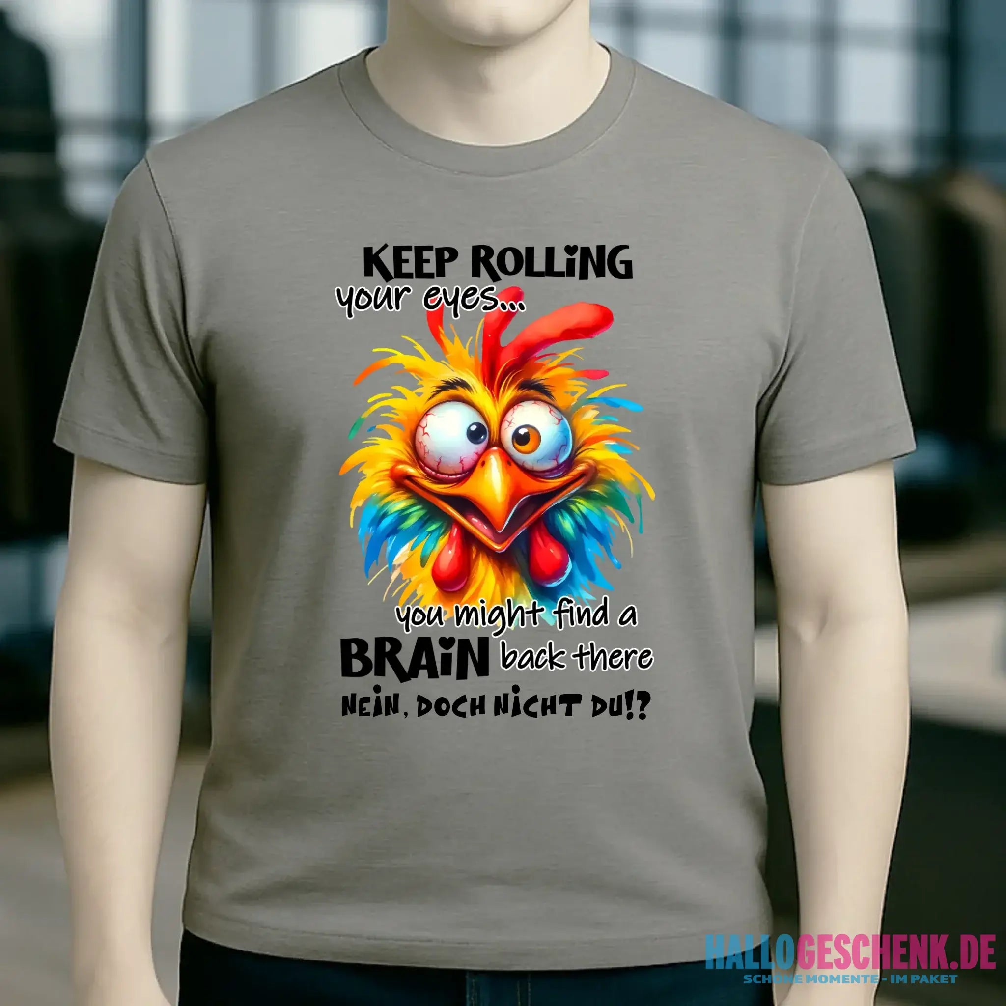 Find a brain!? • Unisex Premium T-Shirt XS-5XL aus Bio-Baumwolle für Damen & Herren • Exklusivdesign • personalisiert
