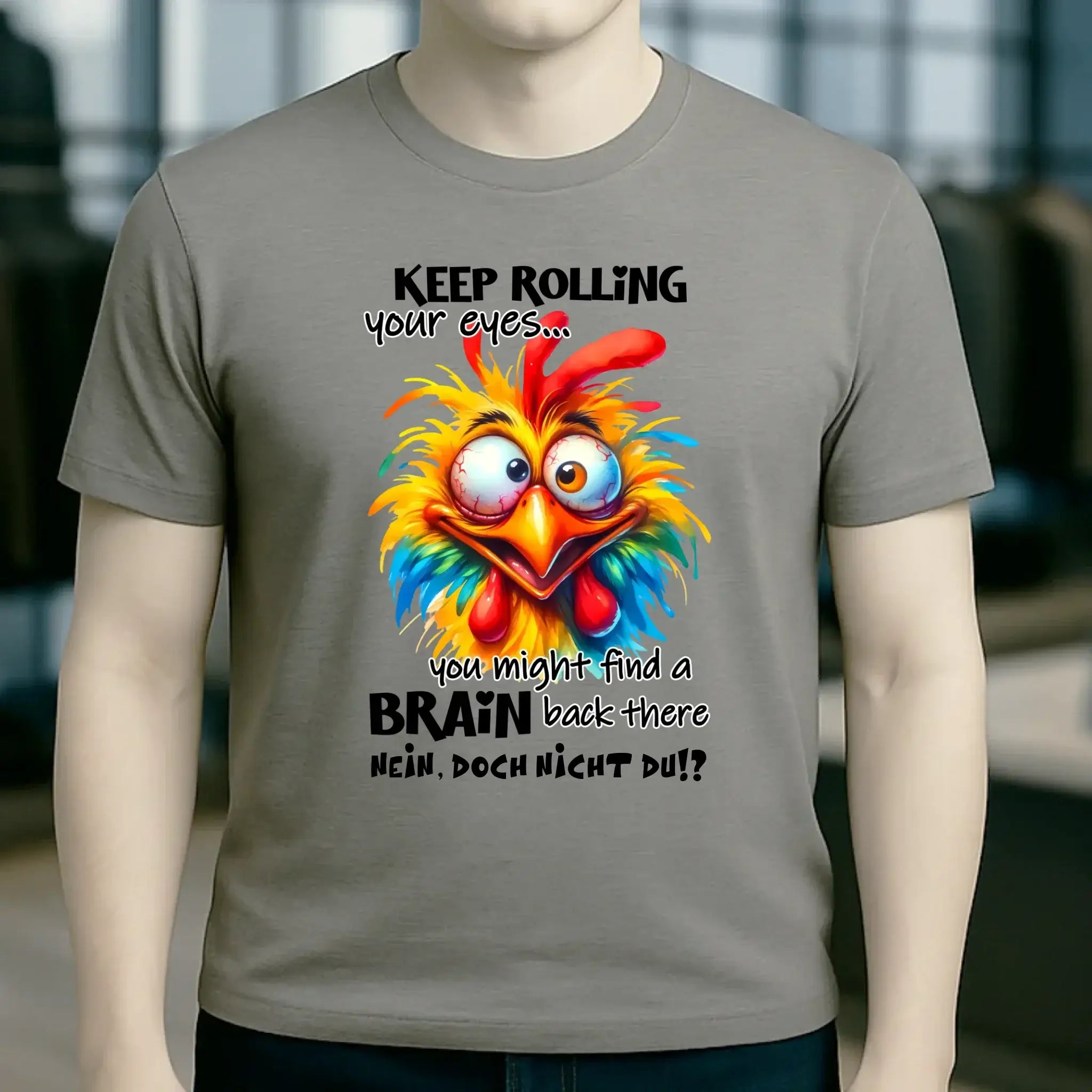 Find a brain!? • Unisex Premium T-Shirt XS-5XL aus Bio-Baumwolle für Damen & Herren • Exklusivdesign • personalisiert