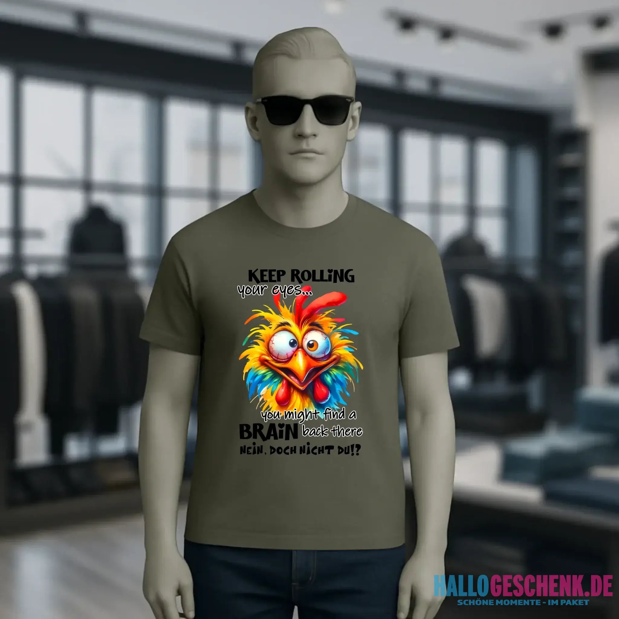 Find a brain!? • Unisex Premium T-Shirt XS-5XL aus Bio-Baumwolle für Damen & Herren • Exklusivdesign • personalisiert