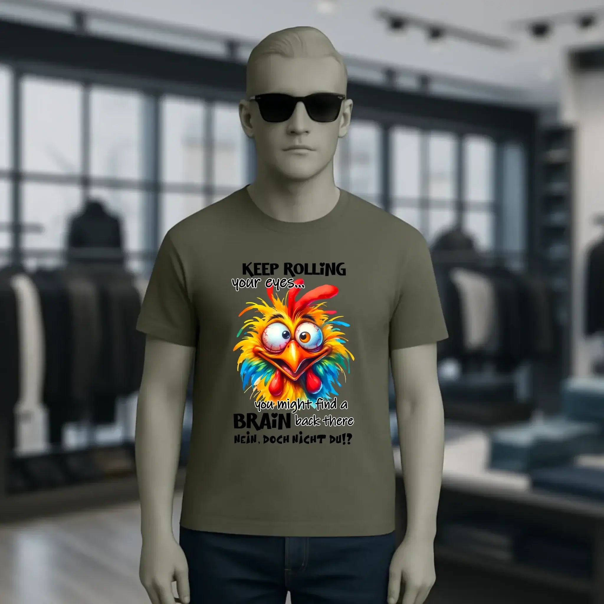 Find a brain!? • Unisex Premium T-Shirt XS-5XL aus Bio-Baumwolle für Damen & Herren • Exklusivdesign • personalisiert