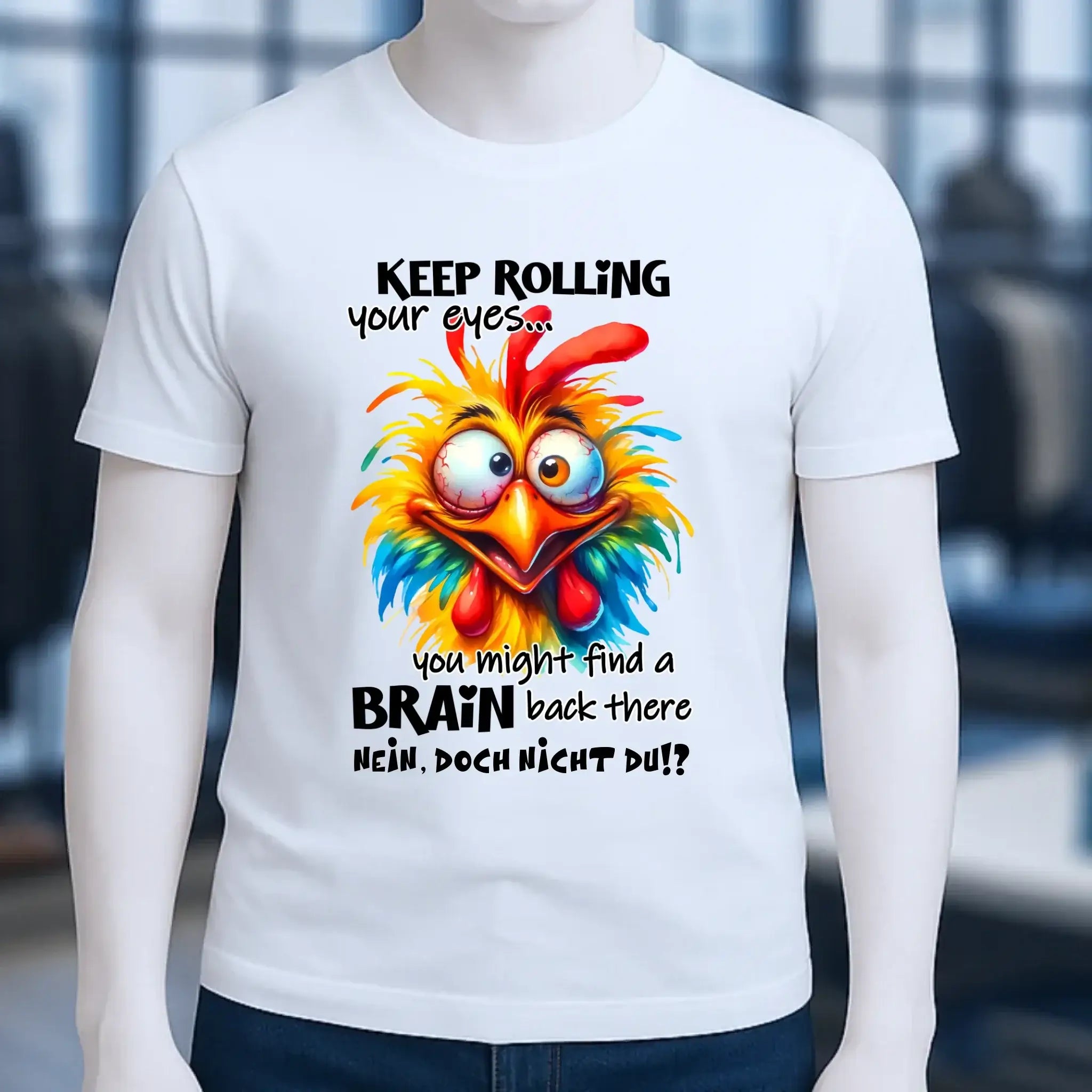 Find a brain!? • Unisex Premium T-Shirt XS-5XL aus Bio-Baumwolle für Damen & Herren • Exklusivdesign • personalisiert