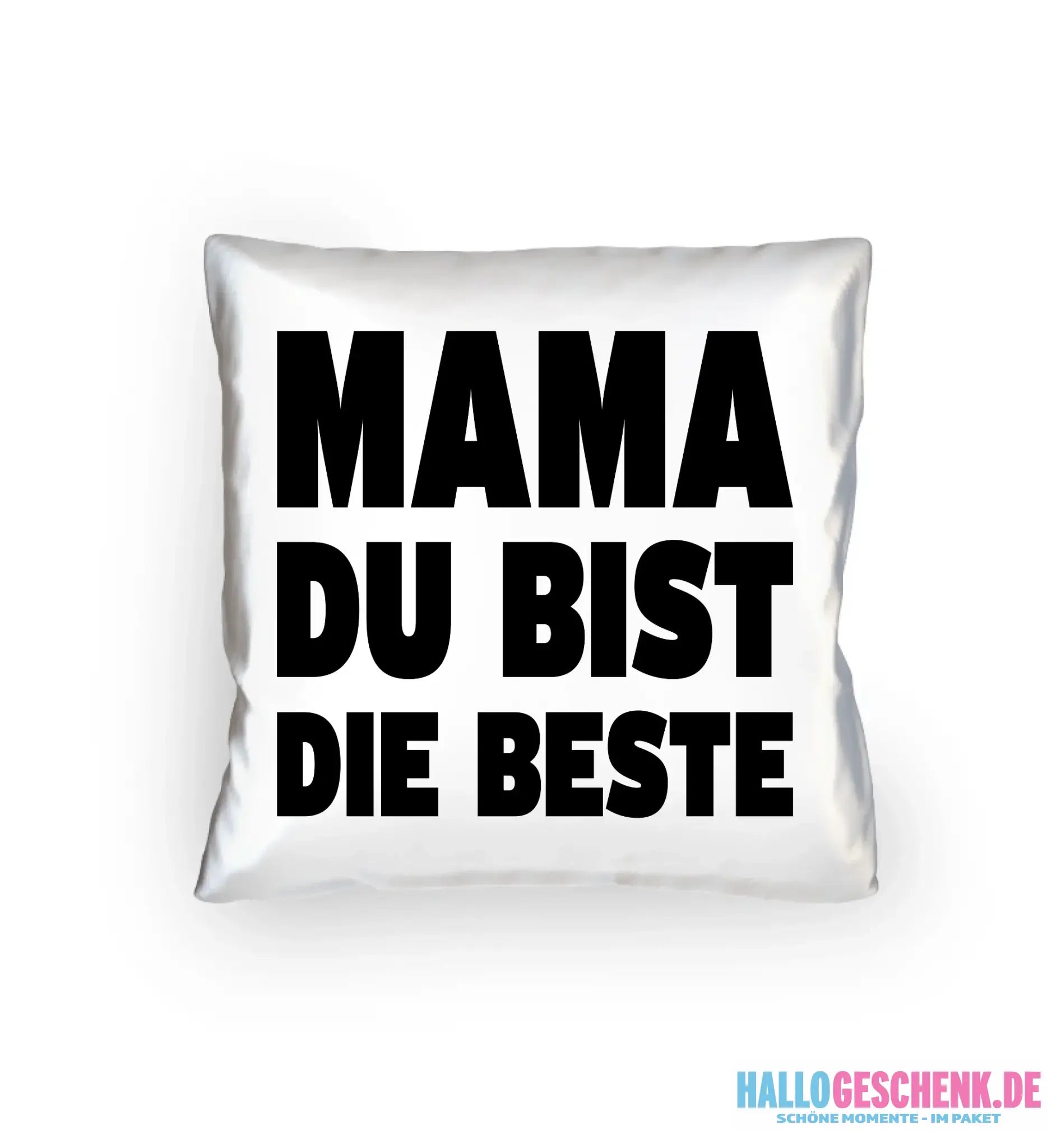Fotowort: Mama • Fotogeschenk • personalisiert • Kissen 40x40 cm - Kissen 40x40 cm / White / 40cm-x-40cm