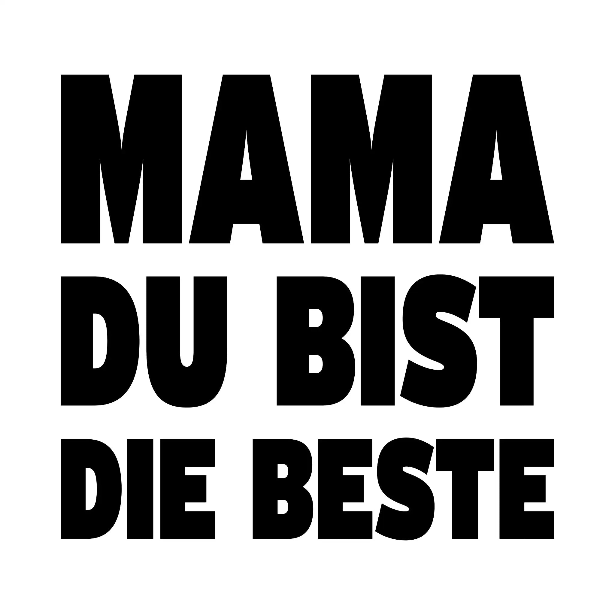 Fotowort: Mama • Fotogeschenk • personalisiert • STICKER 20x20cm (Aufkleber) - ausgestanzter Sticker 20x20 cm